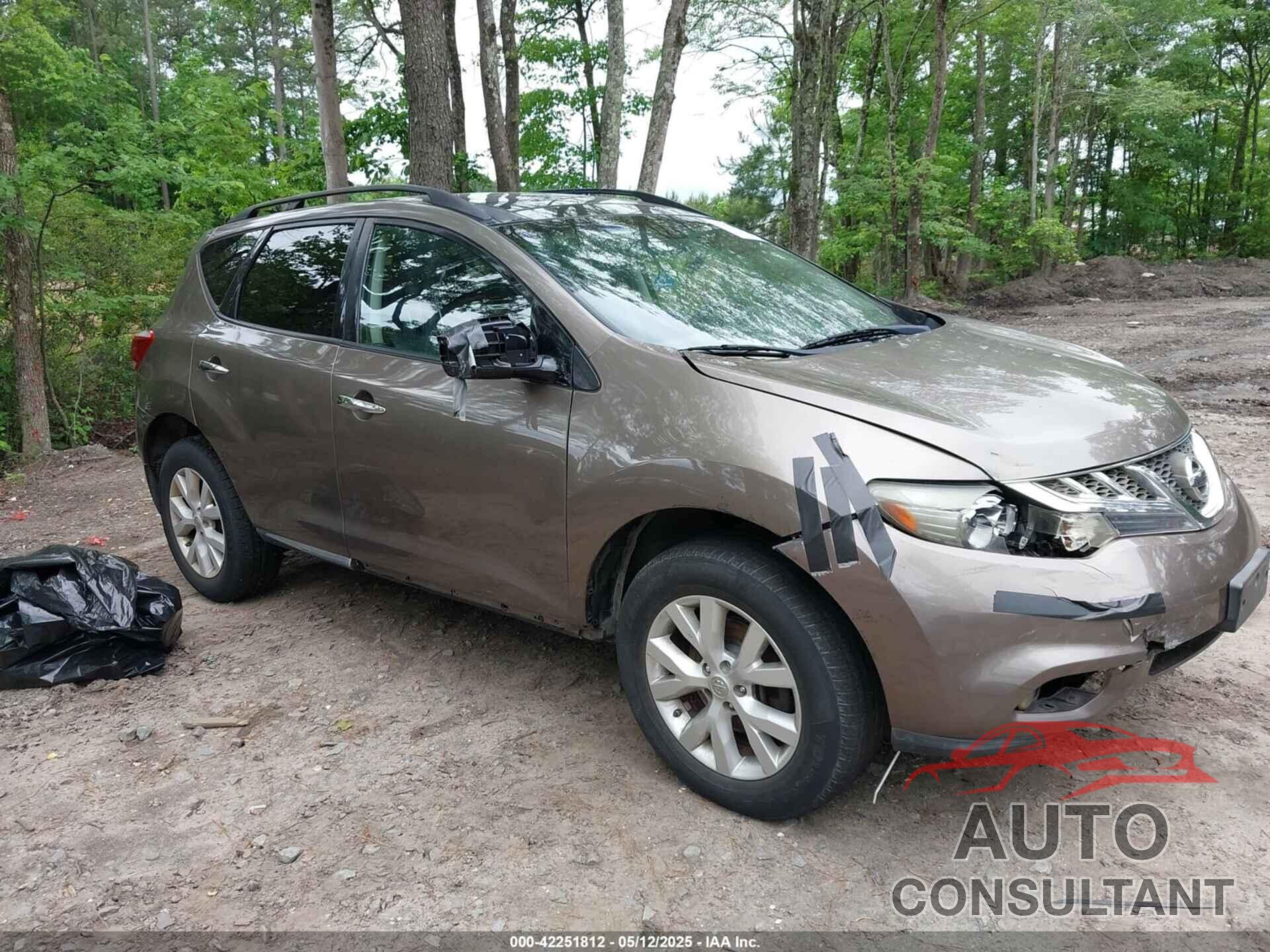 NISSAN MURANO 2011 - JN8AZ1MW0BW152606