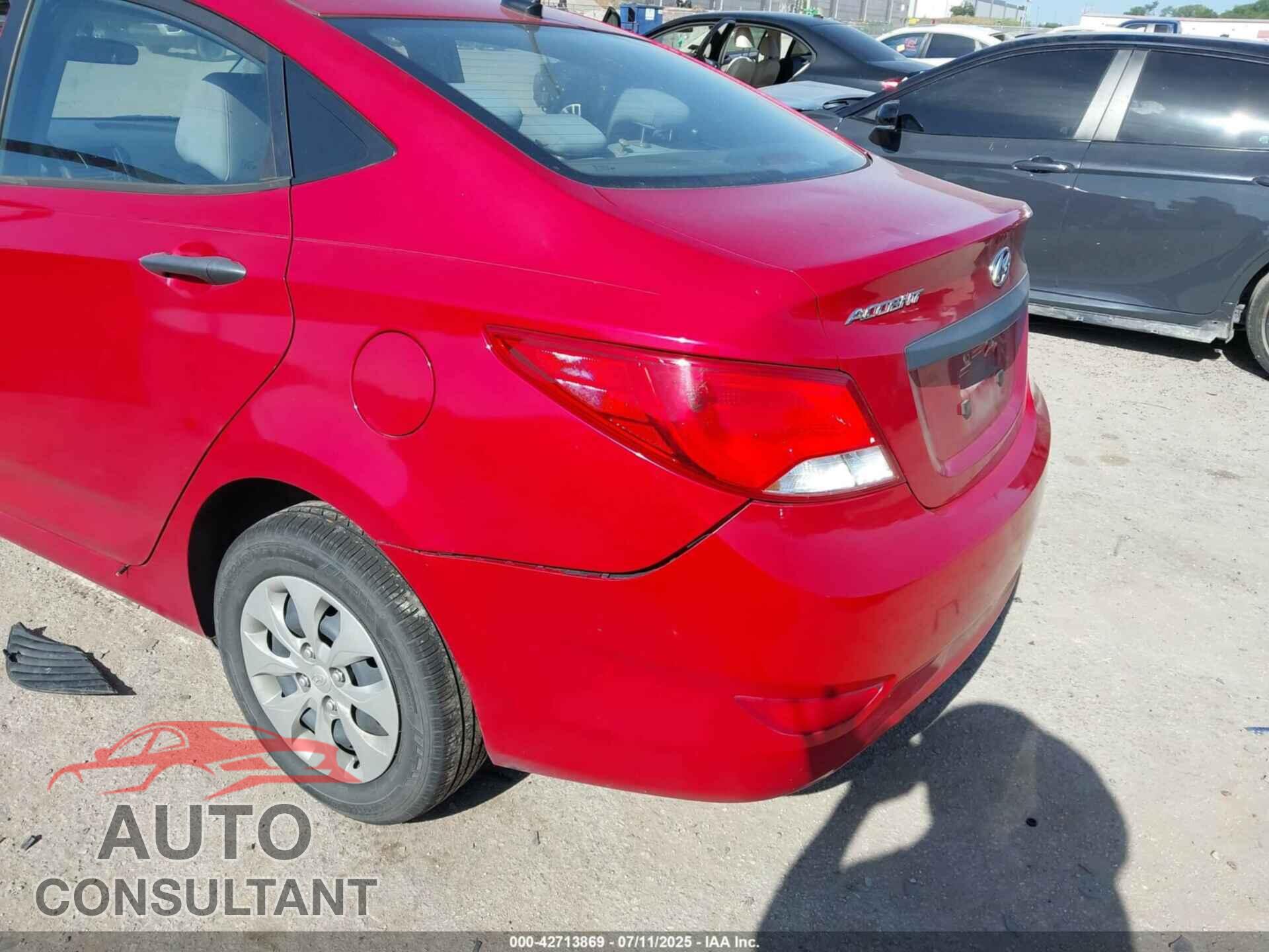 HYUNDAI ACCENT 2016 - KMHCT4AE4GU999727