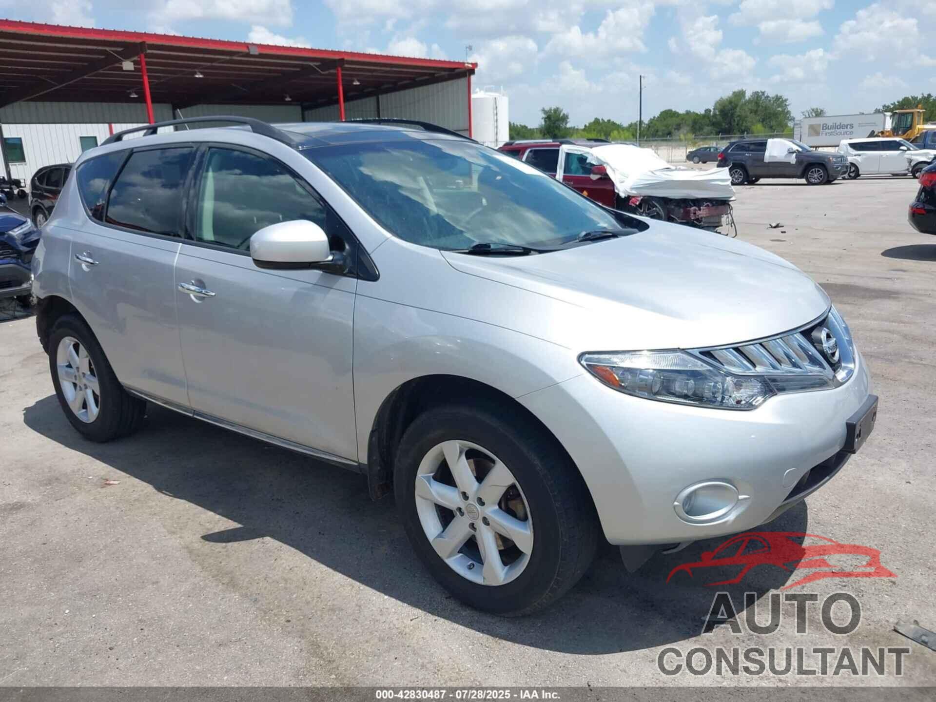 NISSAN MURANO 2010 - JN8AZ1MU2AW013218