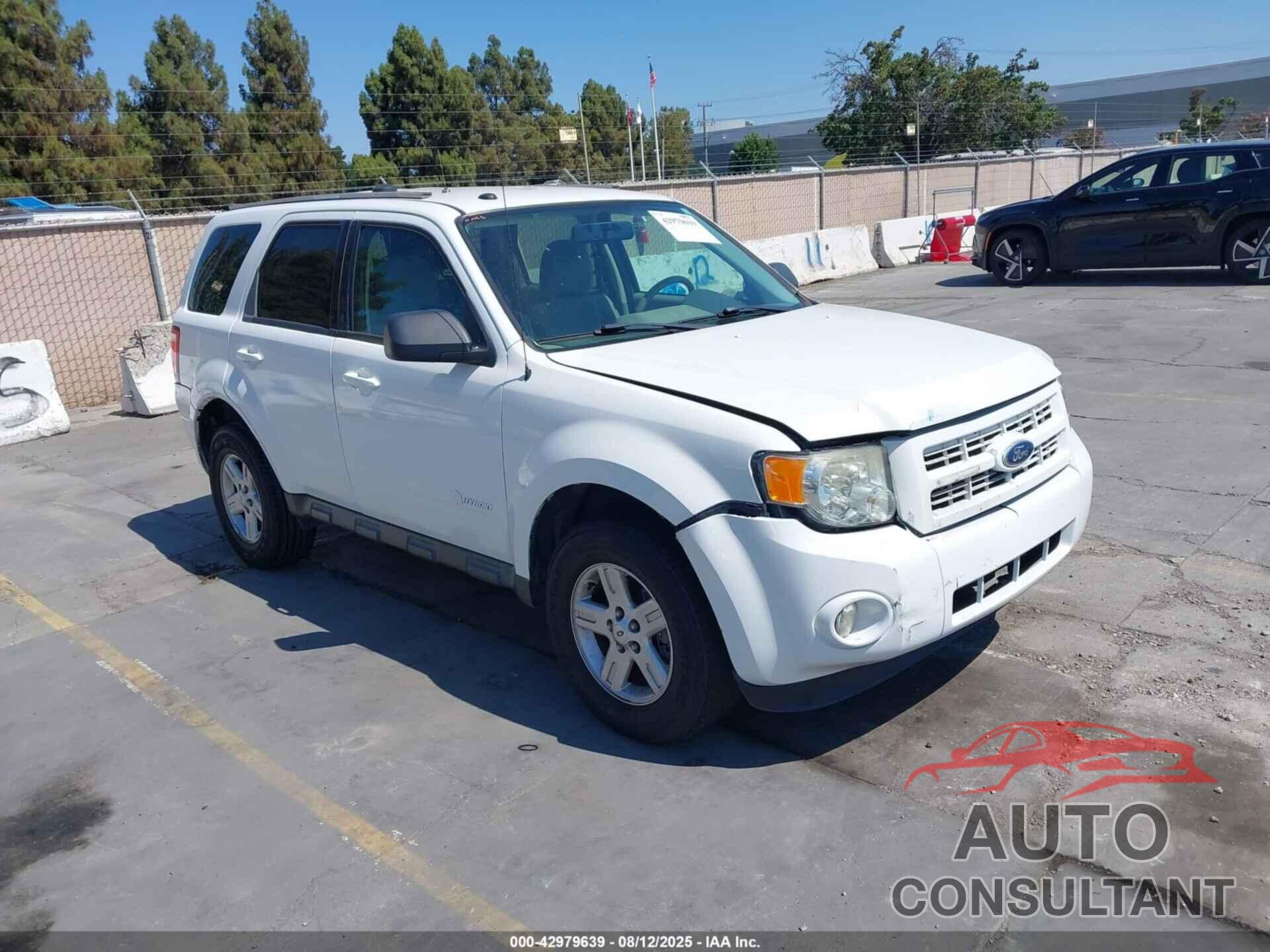 FORD ESCAPE HYBRID 2011 - 1FMCU4K37BKA94185