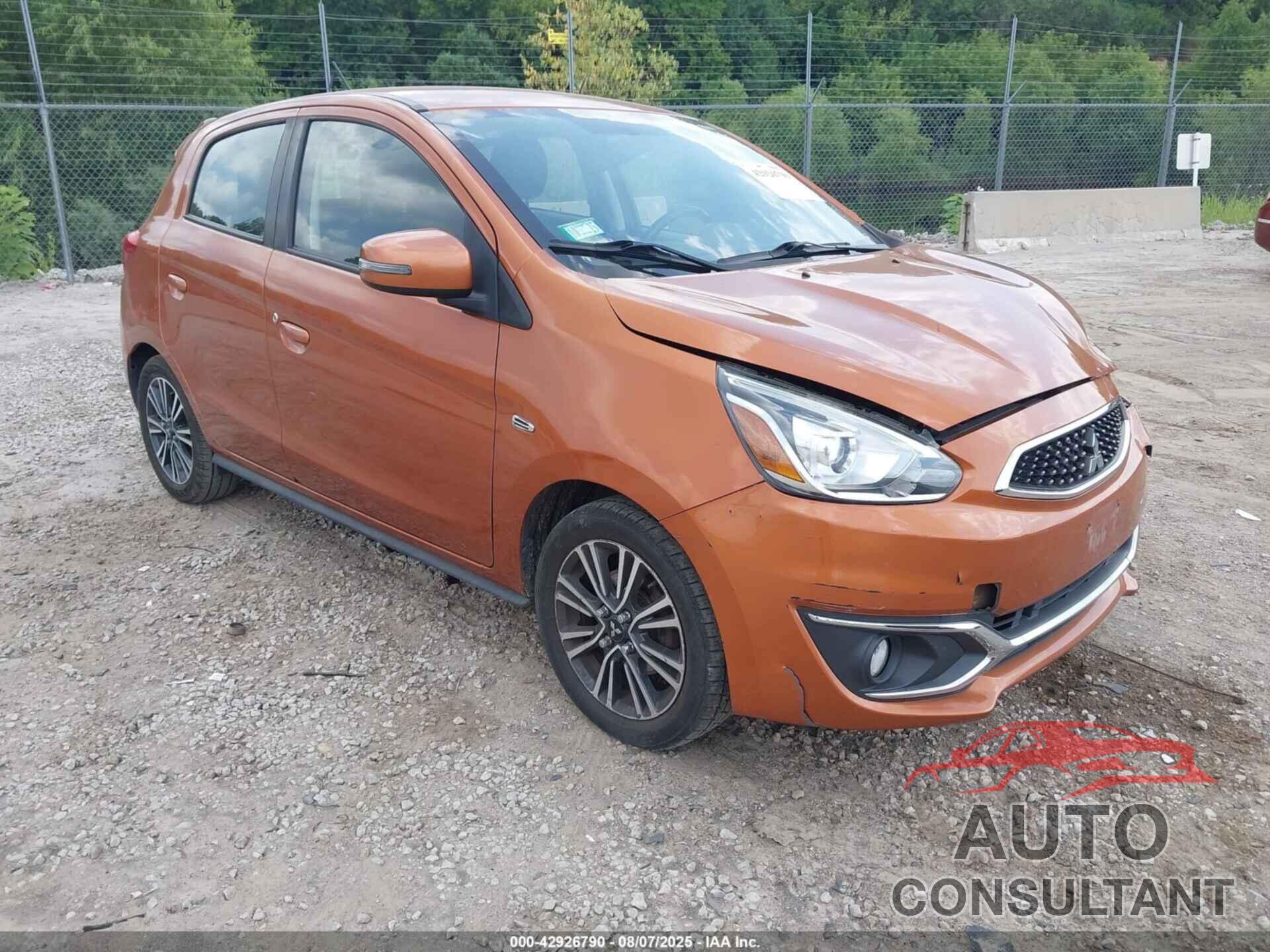 MITSUBISHI MIRAGE 2017 - ML32A5HJ6HH015327