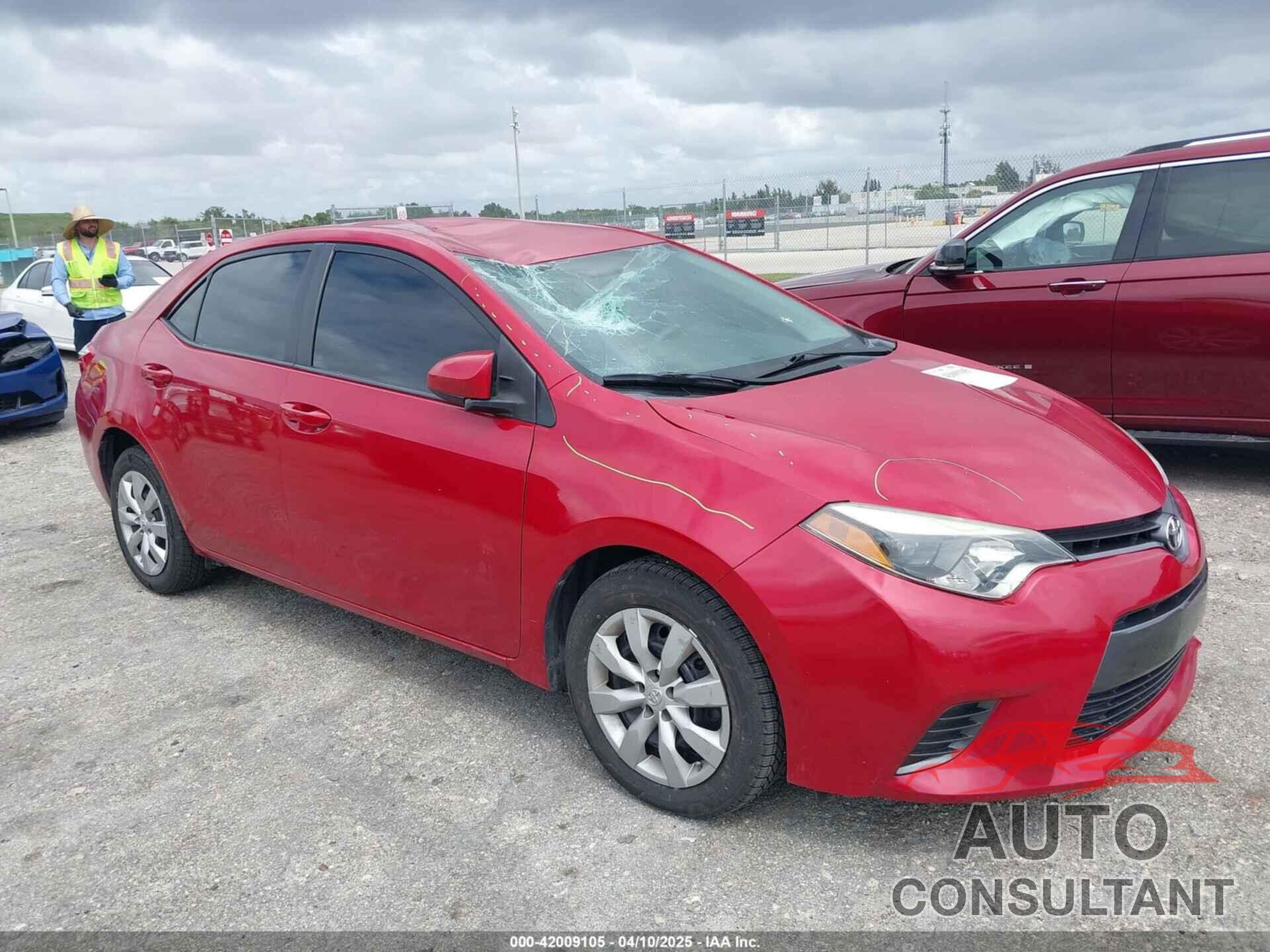TOYOTA COROLLA 2015 - 2T1BURHE7FC370684