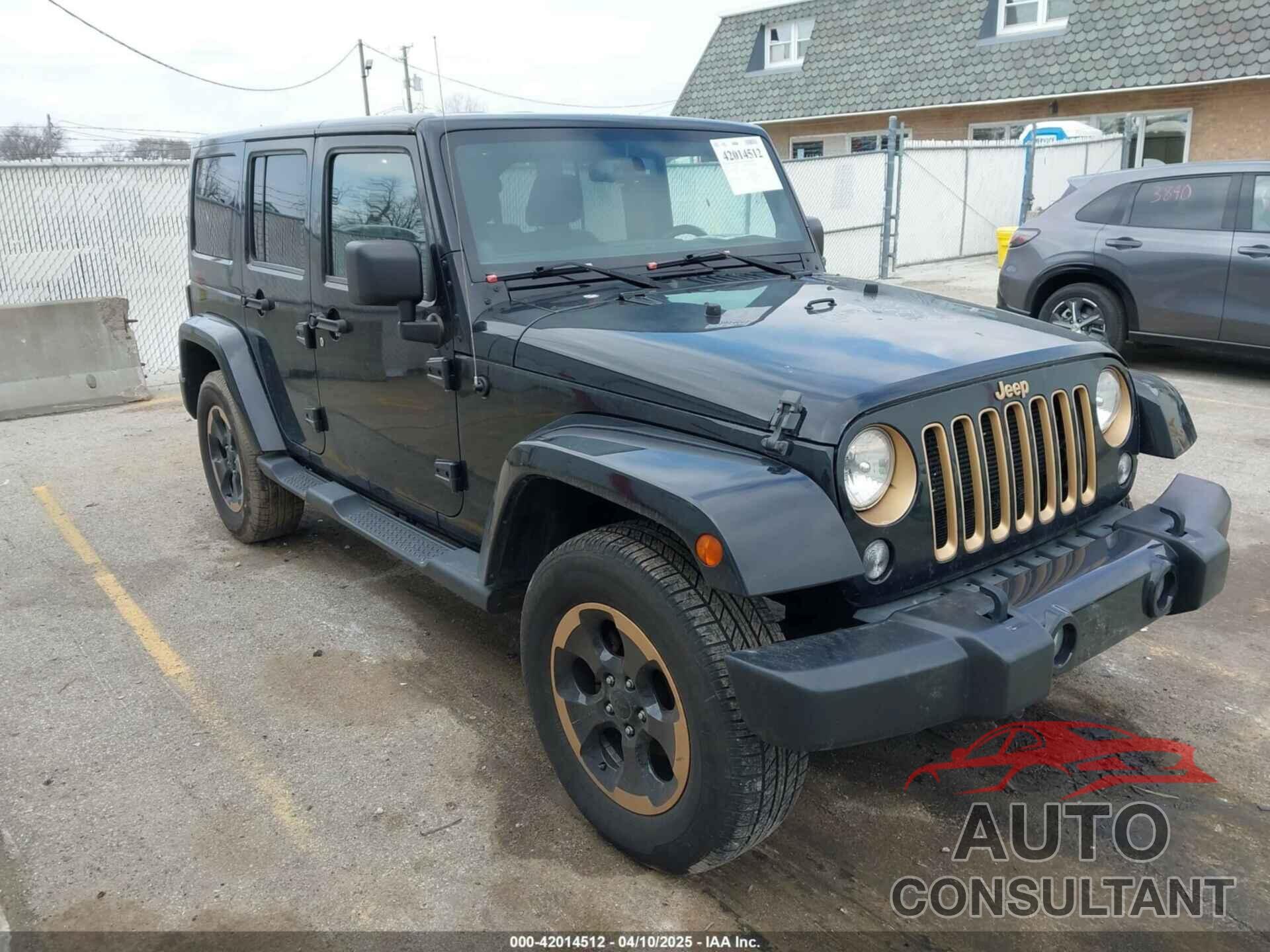 JEEP WRANGLER UNLIMITED 2014 - 1C4BJWEGXEL172279