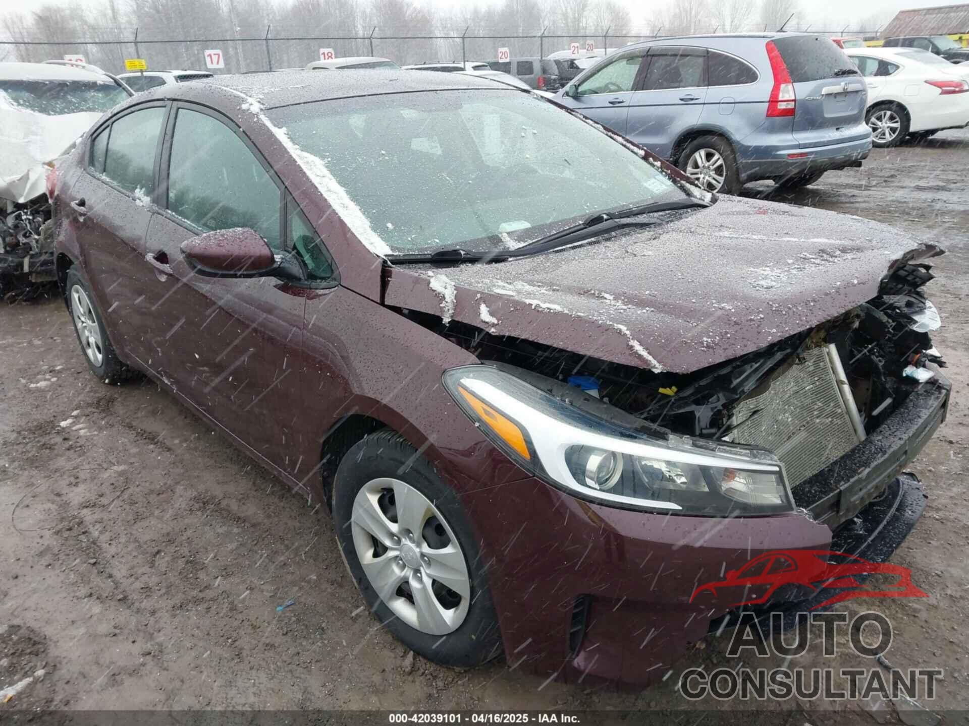 KIA FORTE 2017 - 3KPFK4A7XHE071992