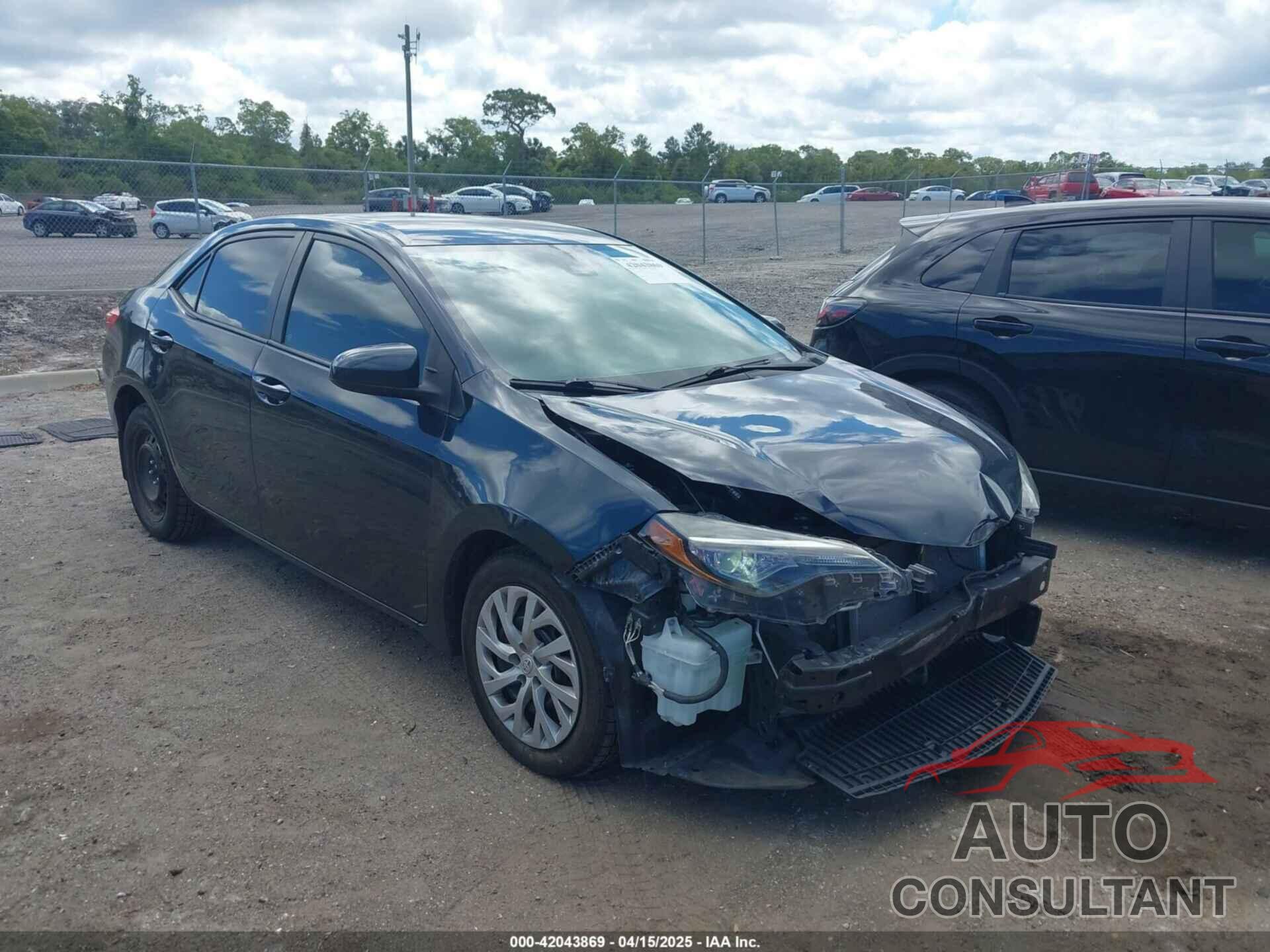 TOYOTA COROLLA 2017 - 2T1BURHE1HC923719