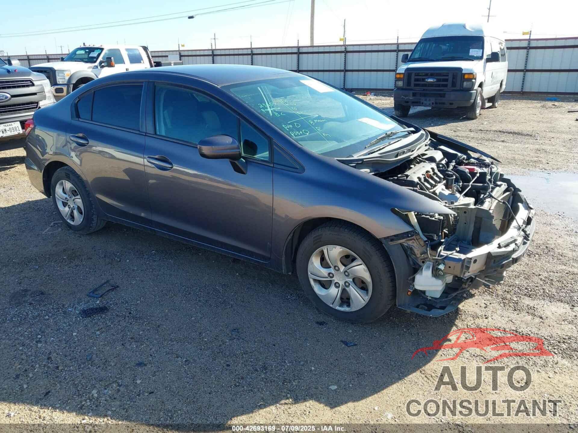 HONDA CIVIC 2015 - 19XFB2F52FE249810