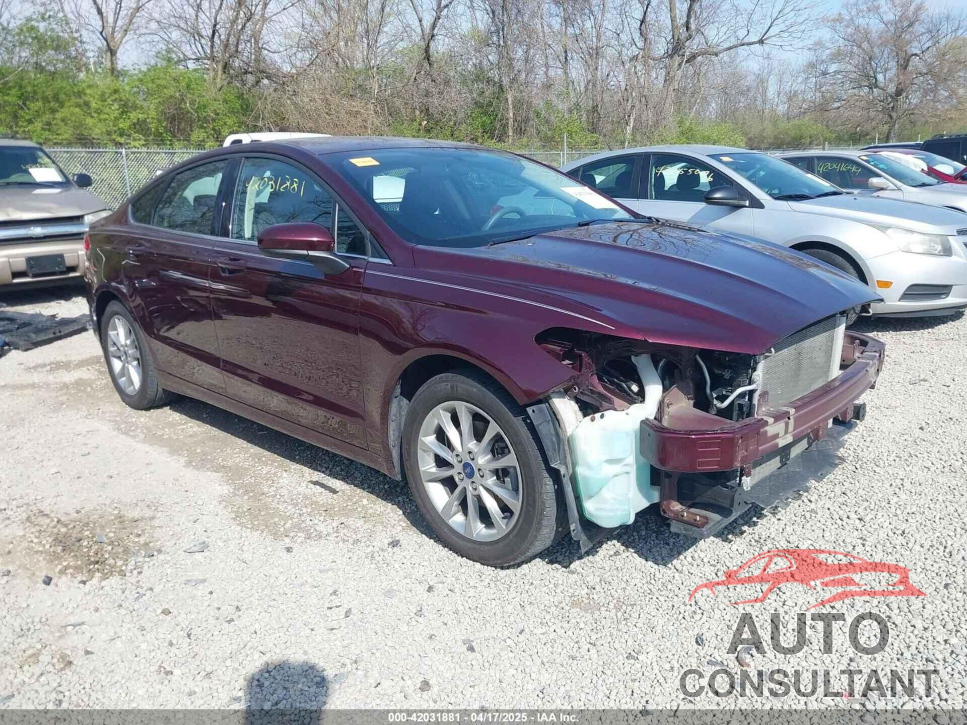 FORD FUSION 2017 - 3FA6P0H77HR177069