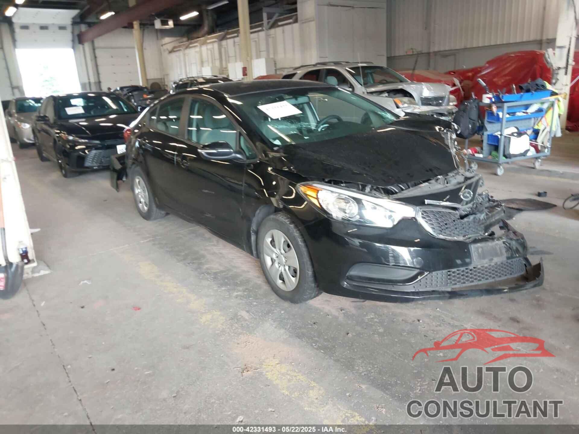 KIA FORTE 2016 - KNAFX4A65G5497394