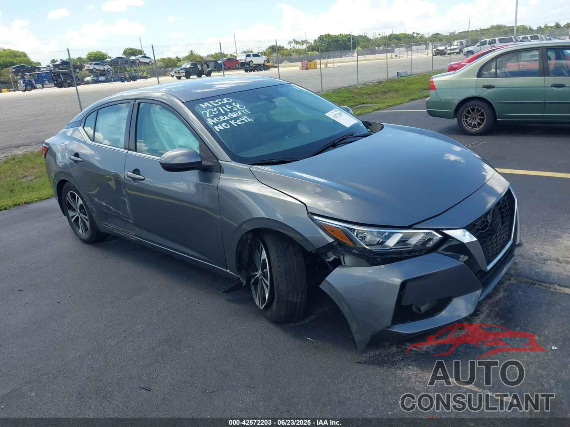 NISSAN SENTRA 2022 - 3N1AB8CV6NY237158
