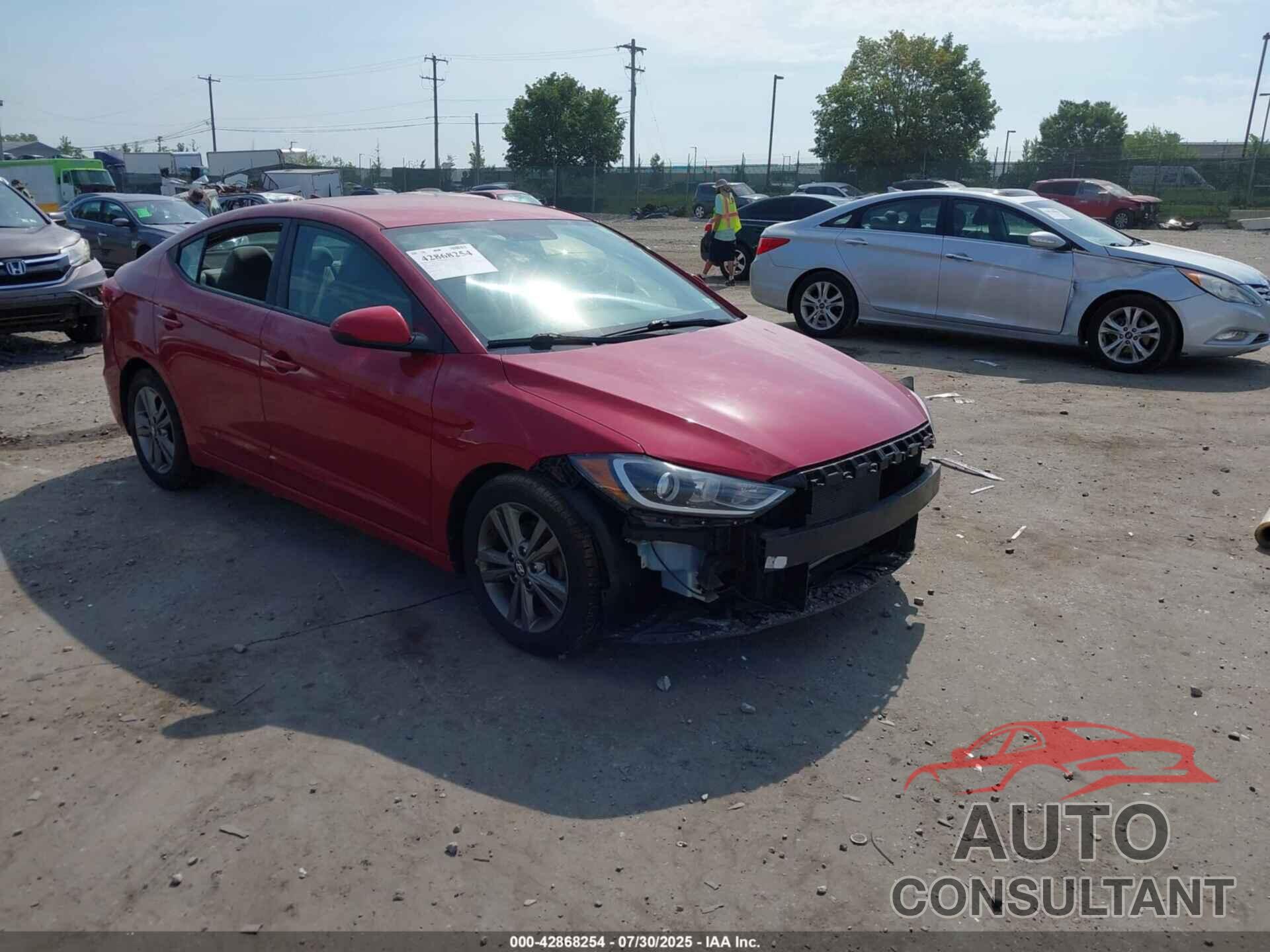HYUNDAI ELANTRA 2017 - 5NPD84LF2HH174068