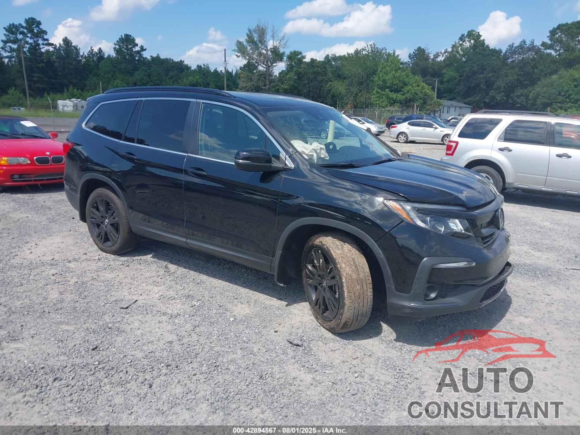 HONDA PILOT 2022 - 5FNYF6H22NB101334