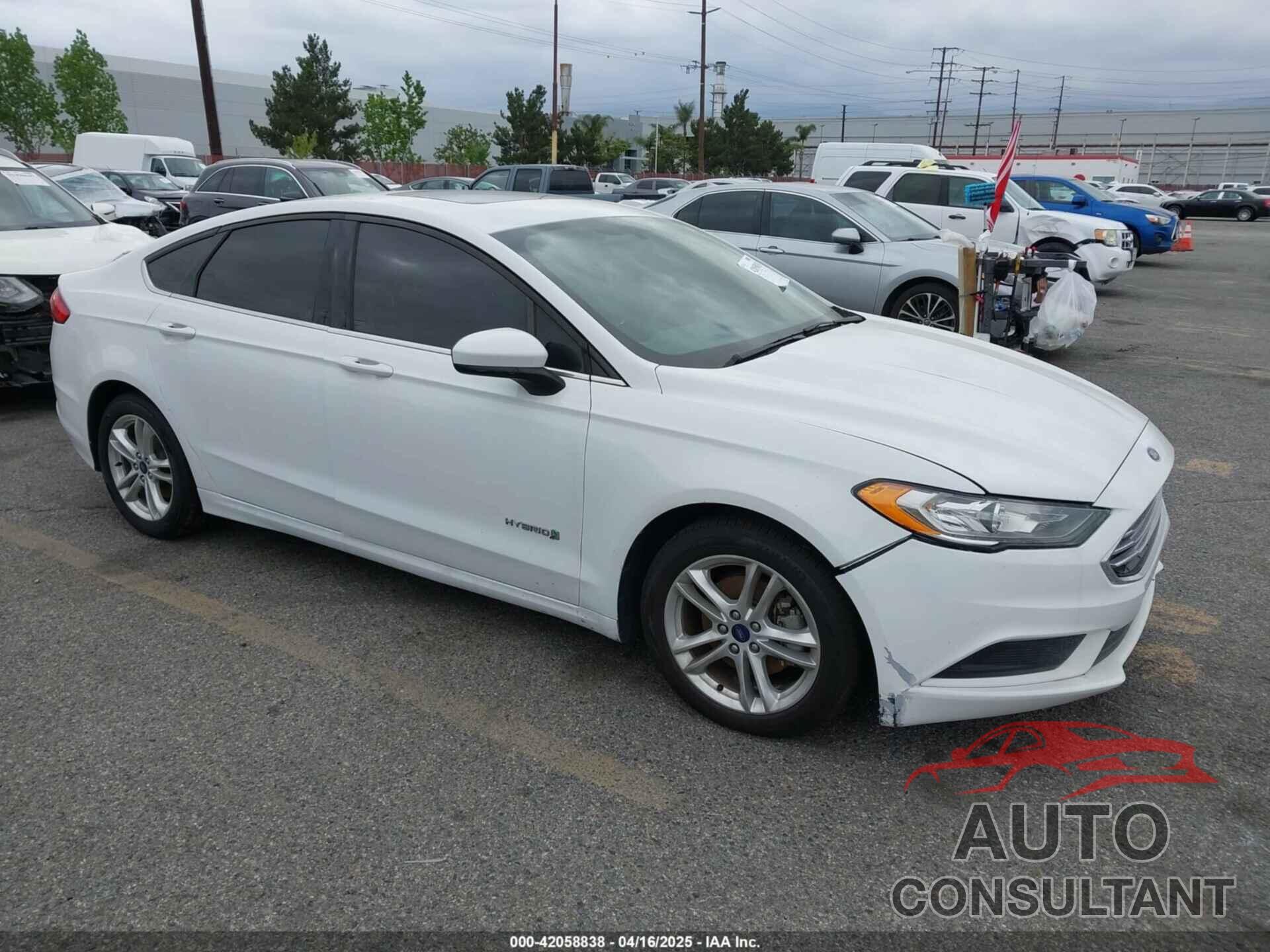 FORD FUSION HYBRID 2018 - 3FA6P0LU3JR249047