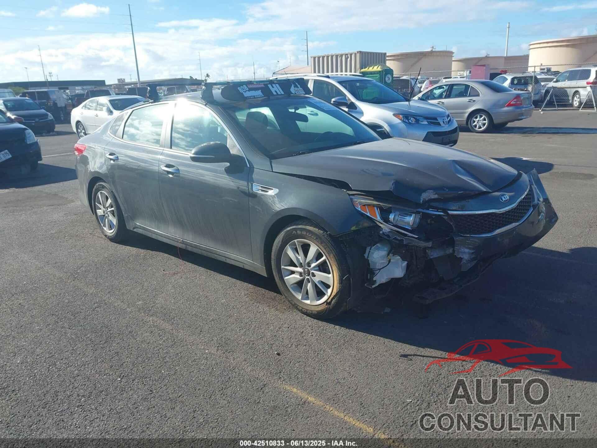 KIA OPTIMA 2016 - KNAGT4L30G5077173