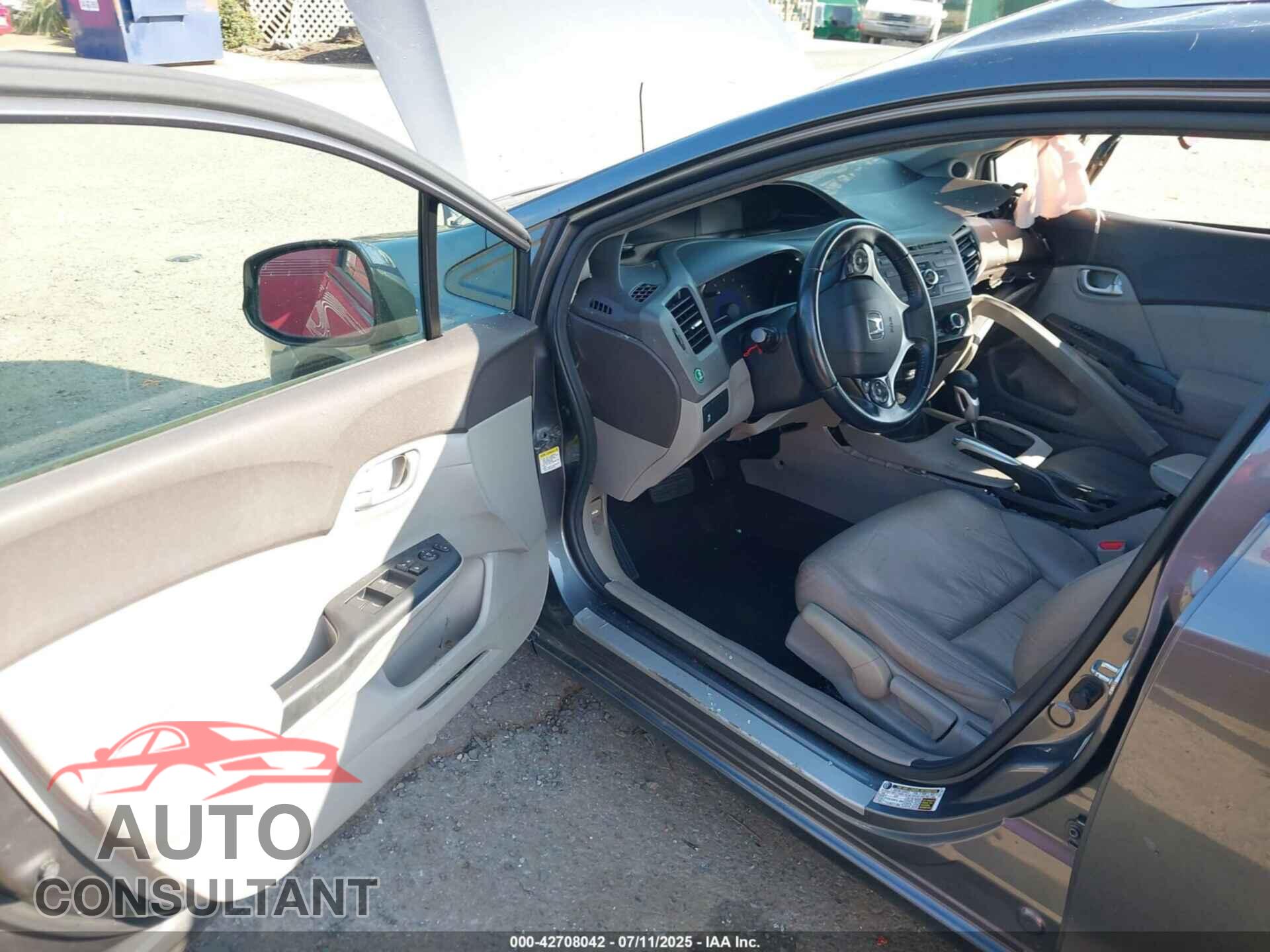 HONDA CIVIC 2012 - 19XFB2F98CE314819