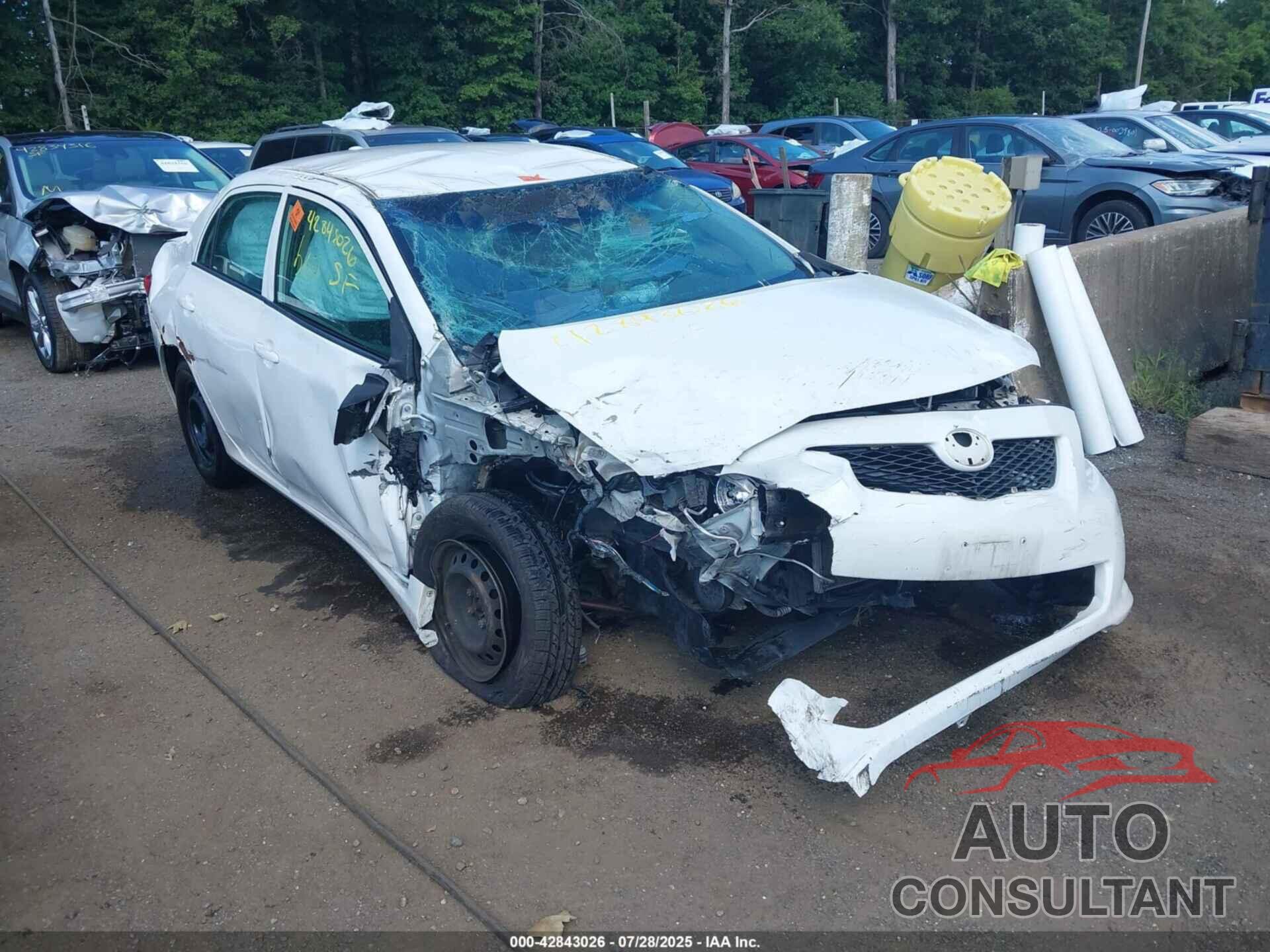 TOYOTA COROLLA 2009 - 2T1BU40E79C171315