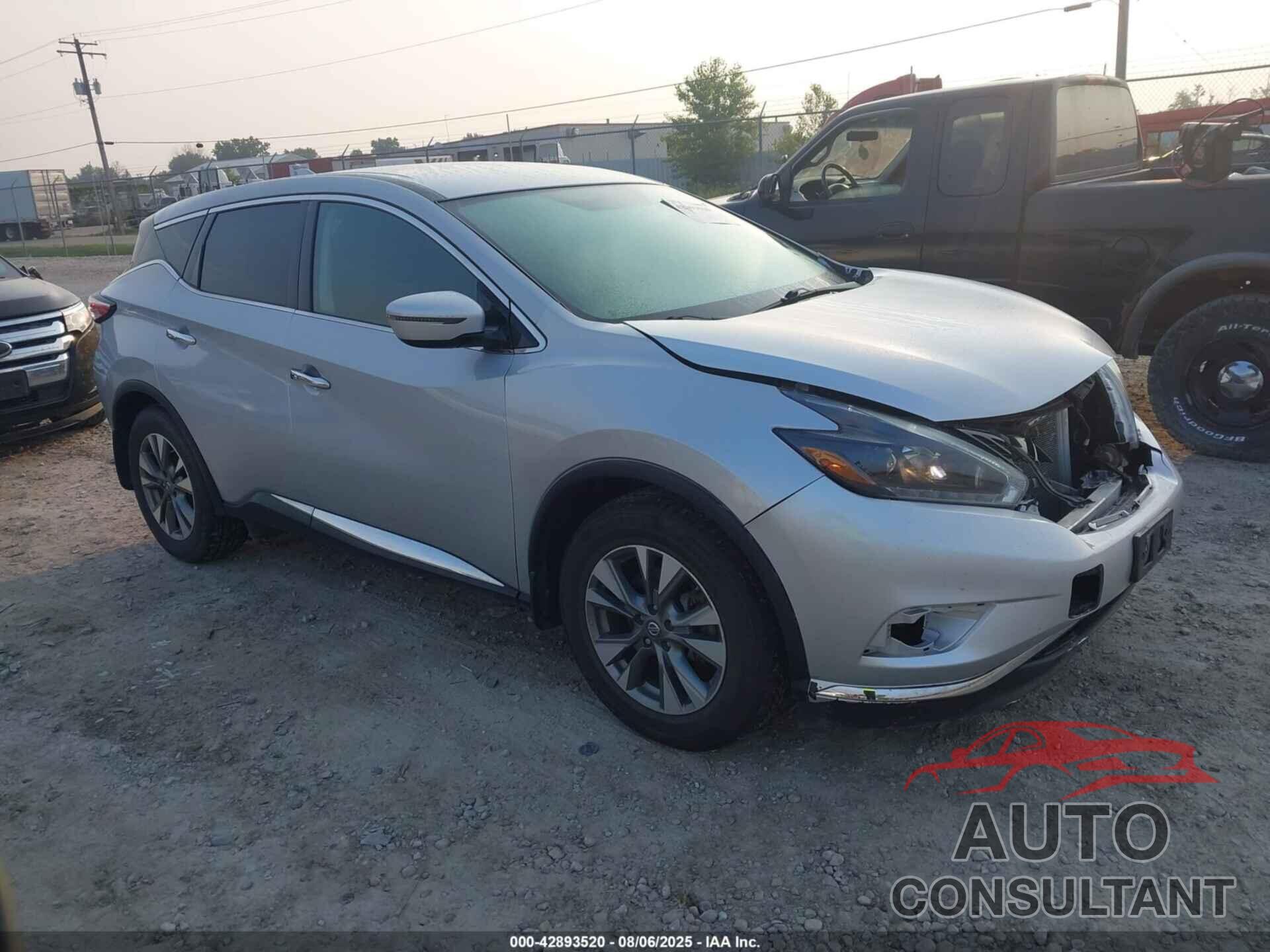 NISSAN MURANO 2018 - 5N1AZ2MH3JN181844