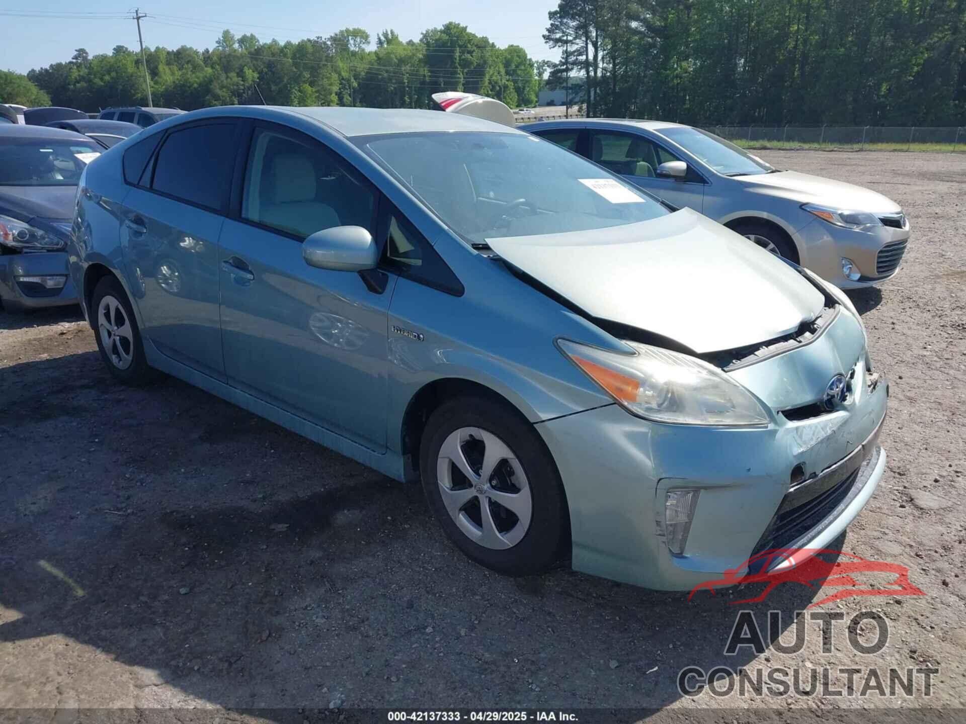 TOYOTA PRIUS 2013 - JTDKN3DU7D1616318