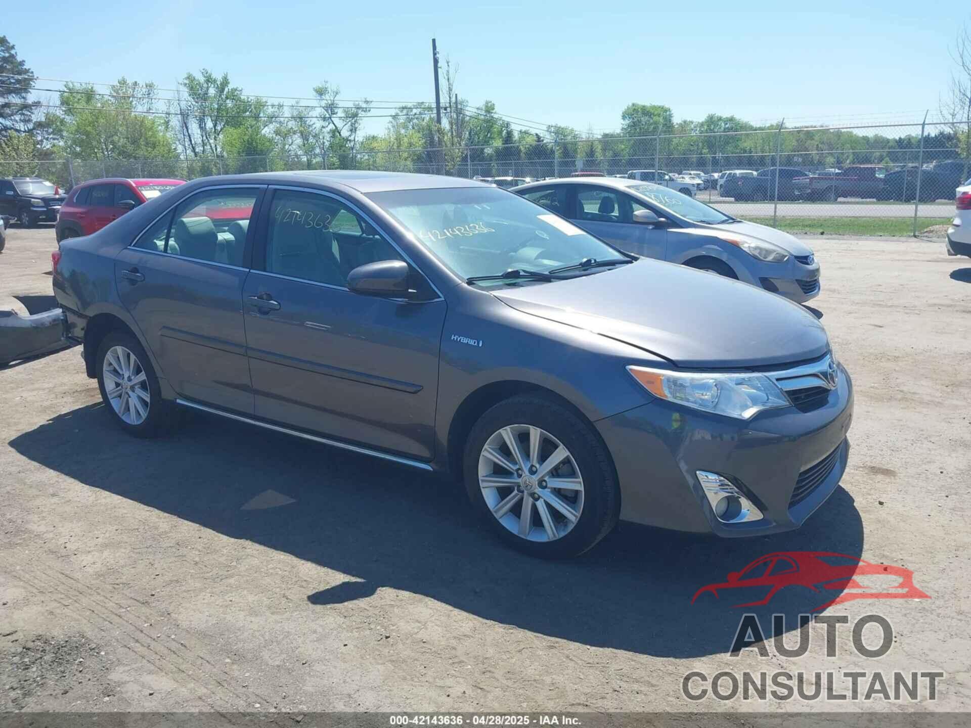 TOYOTA CAMRY HYBRID 2014 - 4T1BD1FK6EU099365