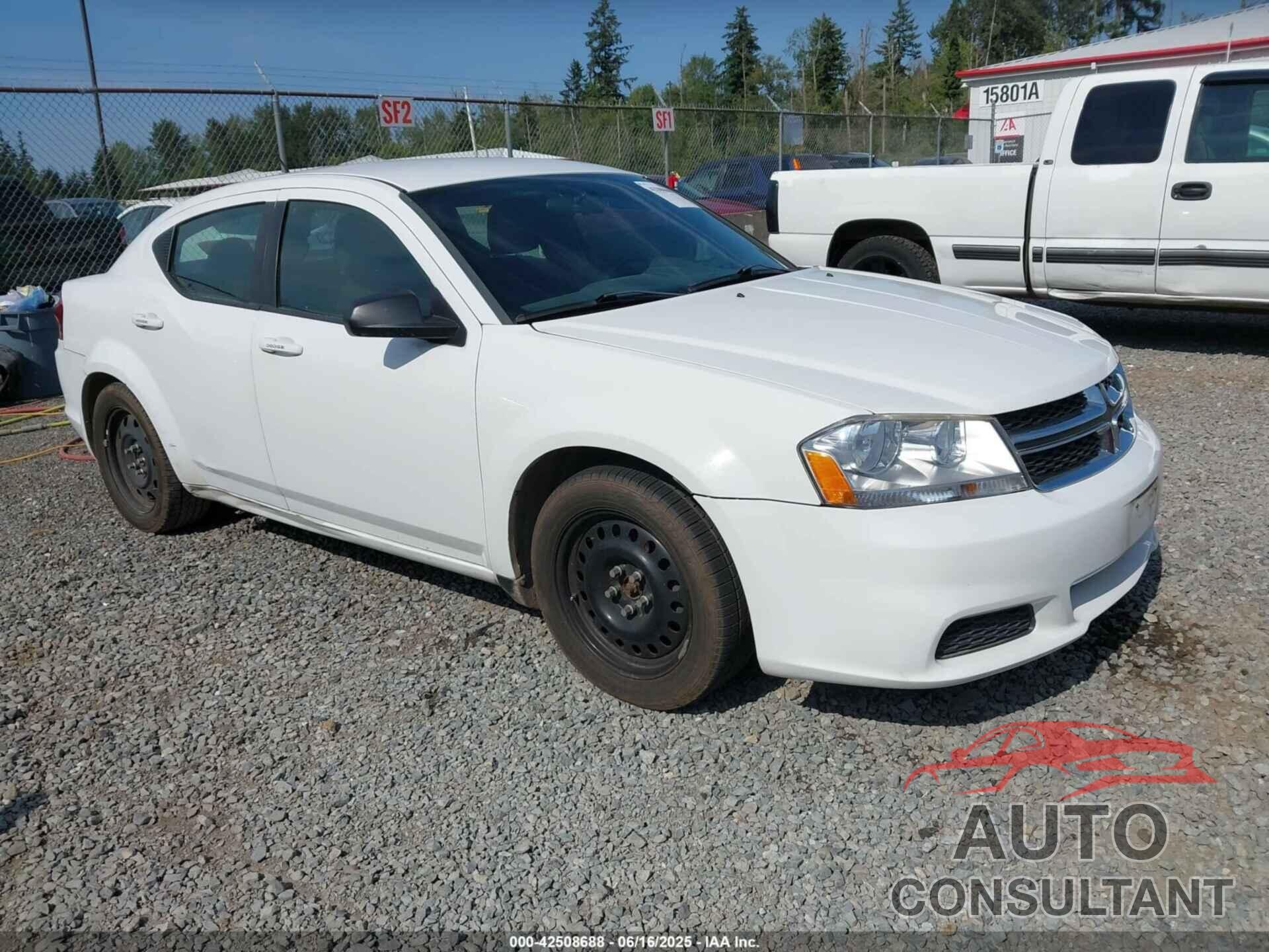 DODGE AVENGER 2014 - 1C3CDZABXEN127049