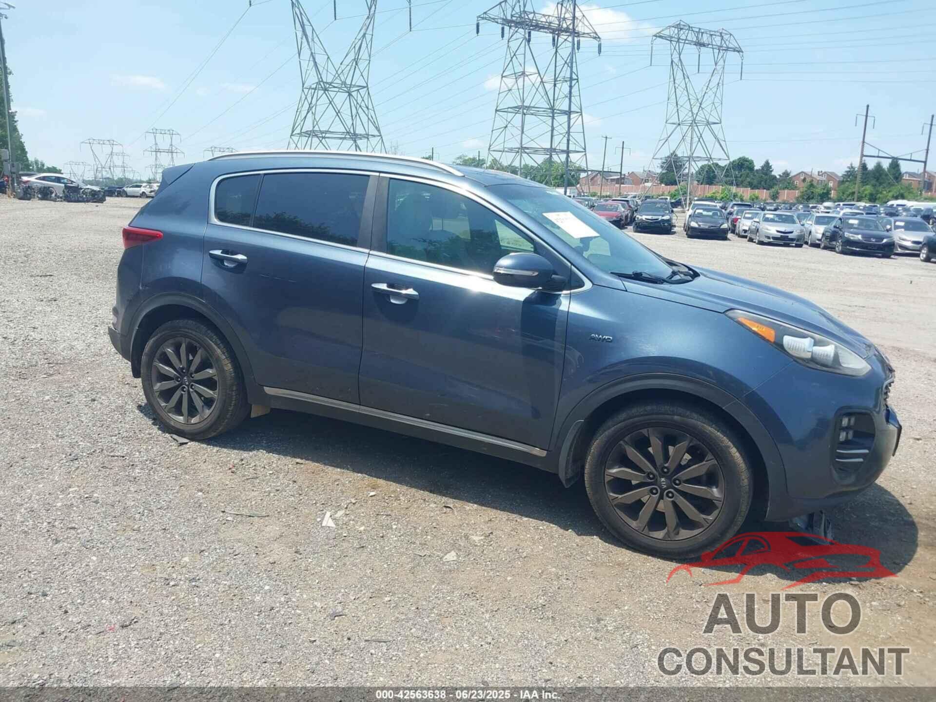 KIA SPORTAGE 2018 - KNDPNCAC3J7425182