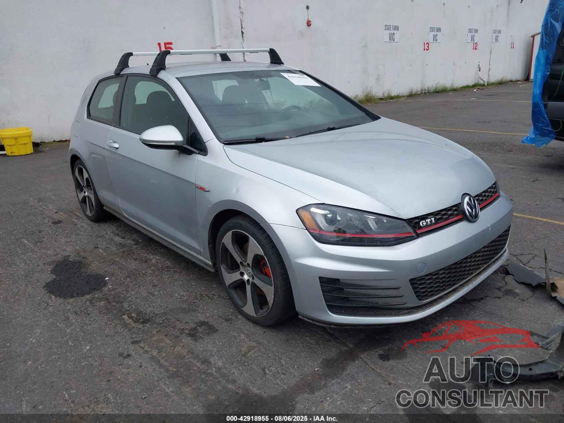 VOLKSWAGEN GOLF GTI 2015 - 3VWYT7AU7FM087810
