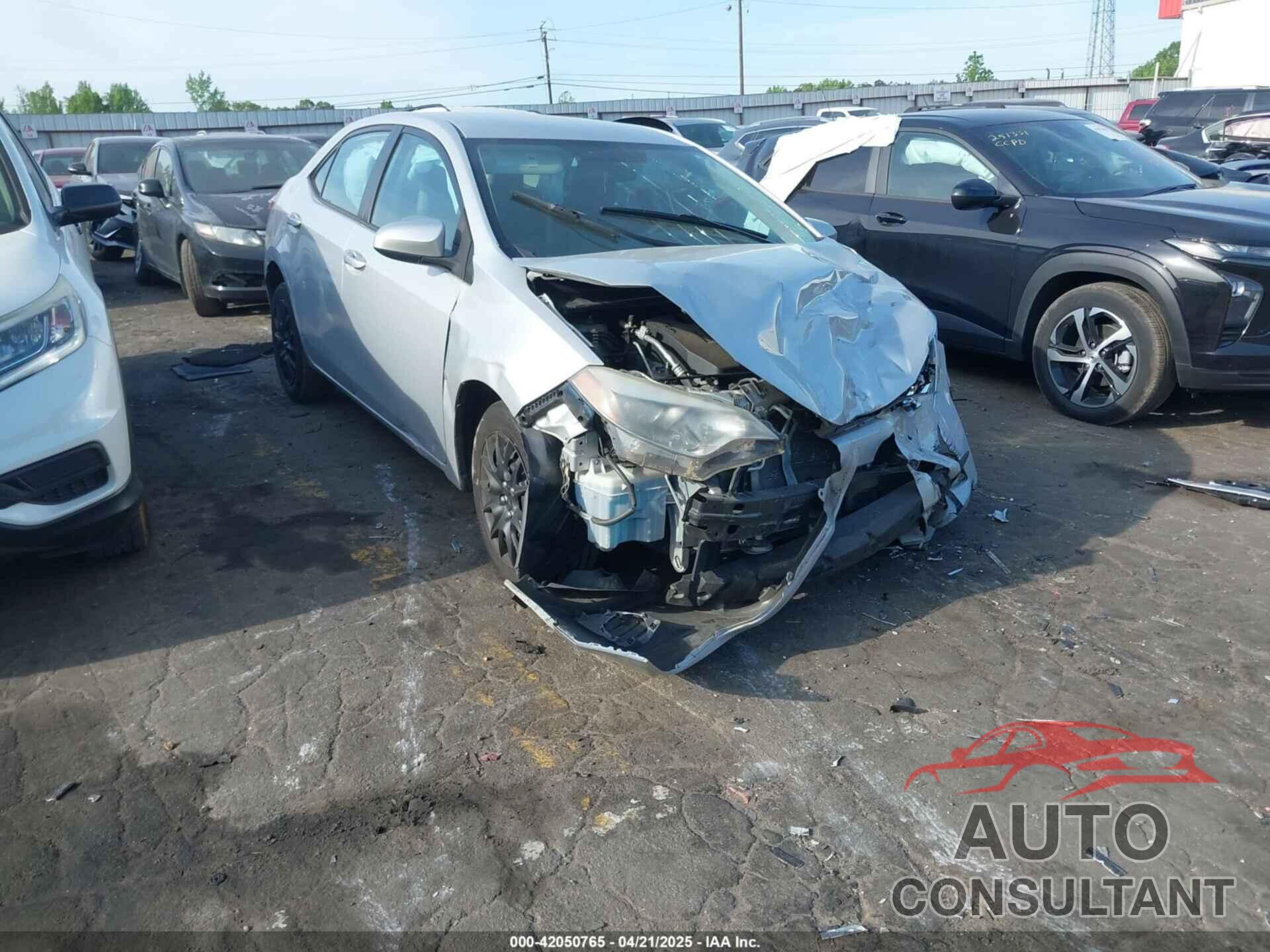 TOYOTA COROLLA 2015 - 2T1BURHE5FC240516