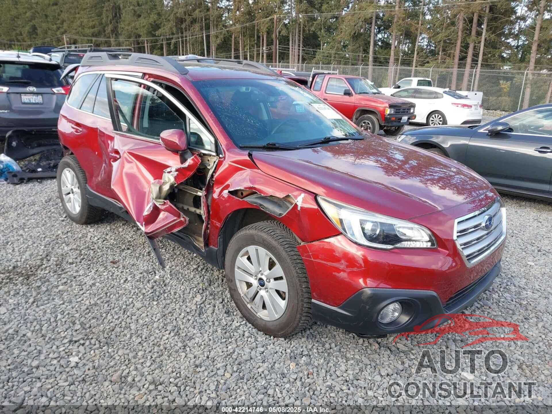 SUBARU OUTBACK 2017 - 4S4BSAHC1H3337578