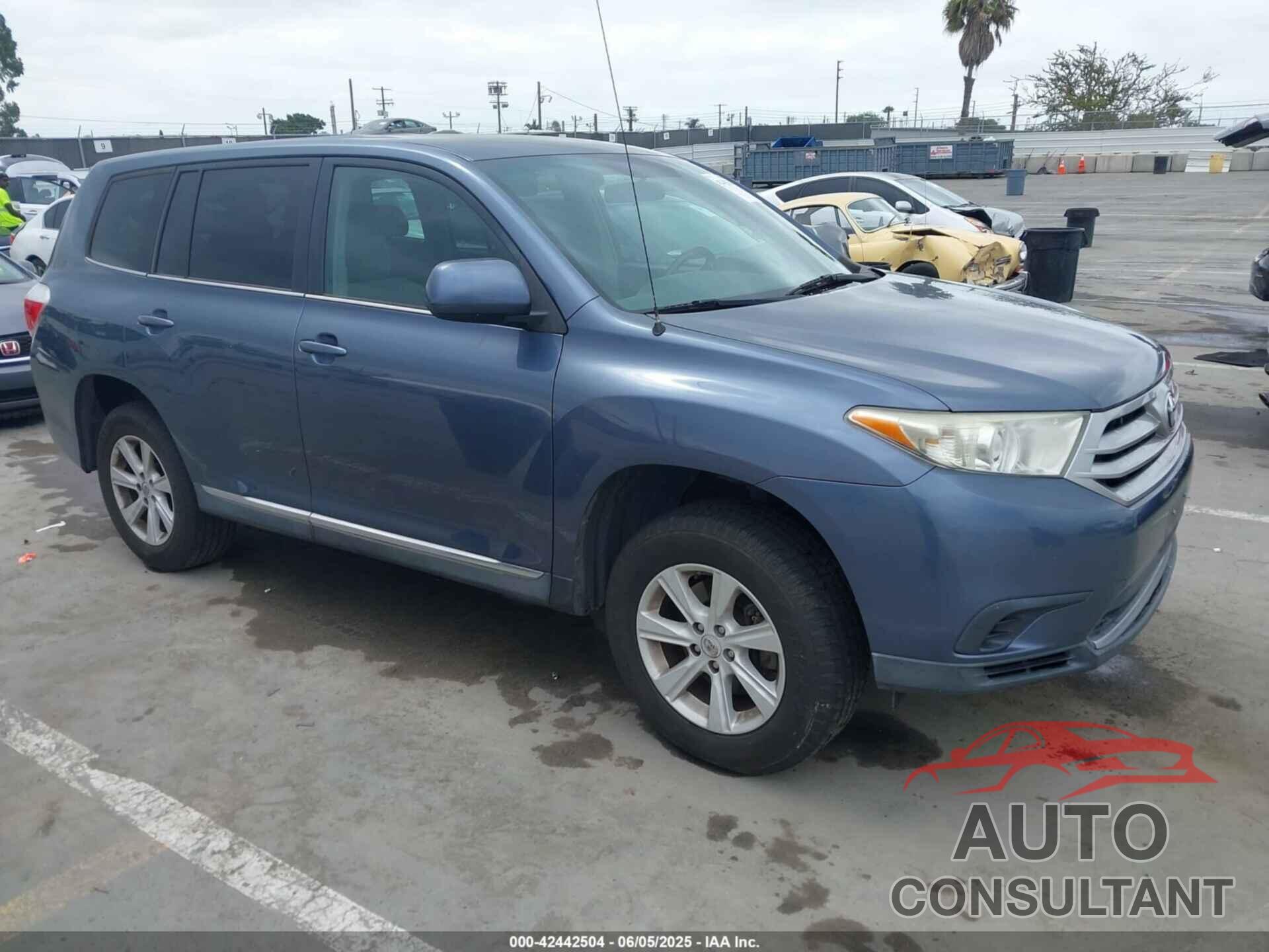 TOYOTA HIGHLANDER 2012 - 5TDZA3EH4CS027403