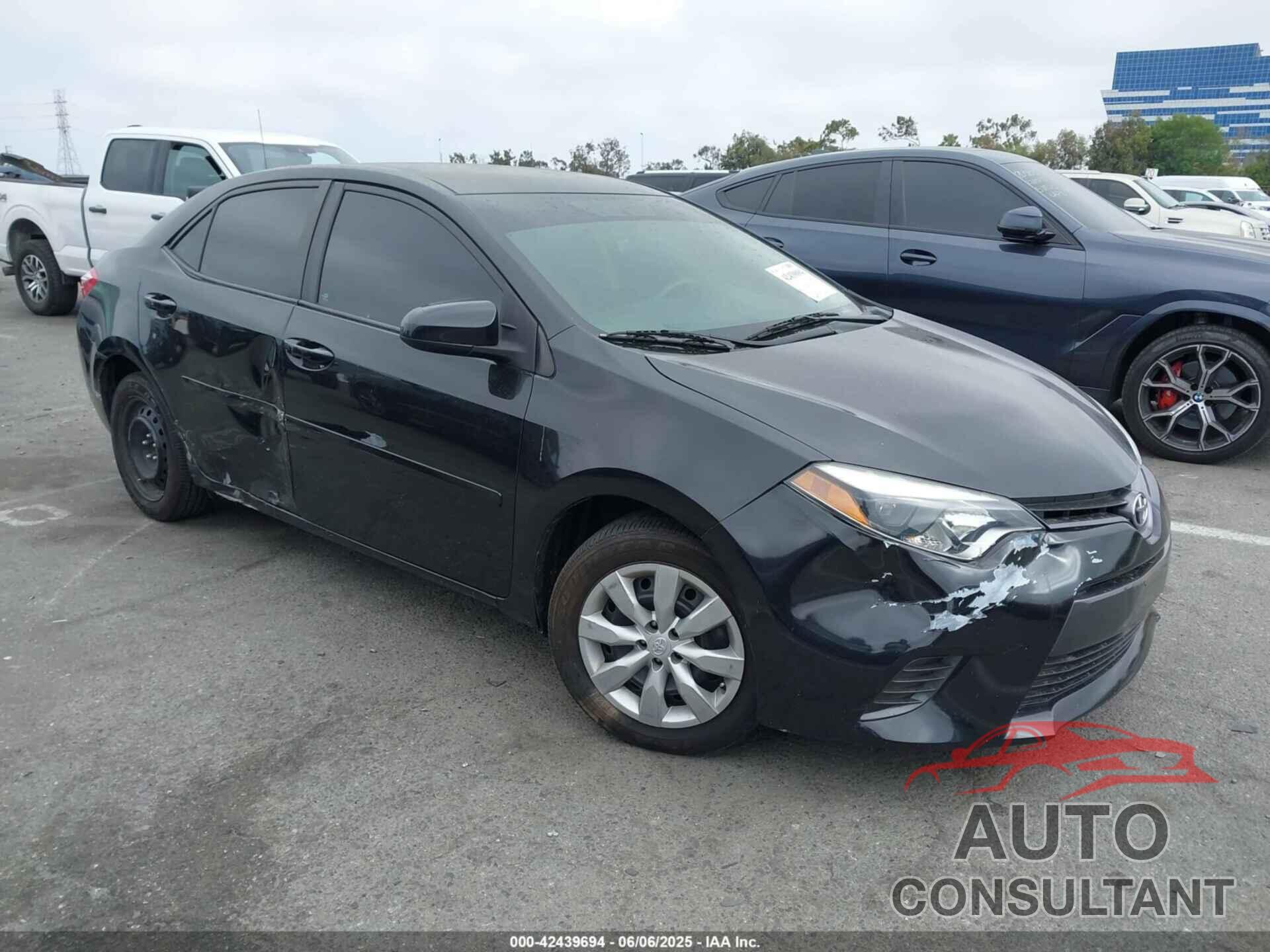 TOYOTA COROLLA 2016 - 2T1BURHE5GC709766