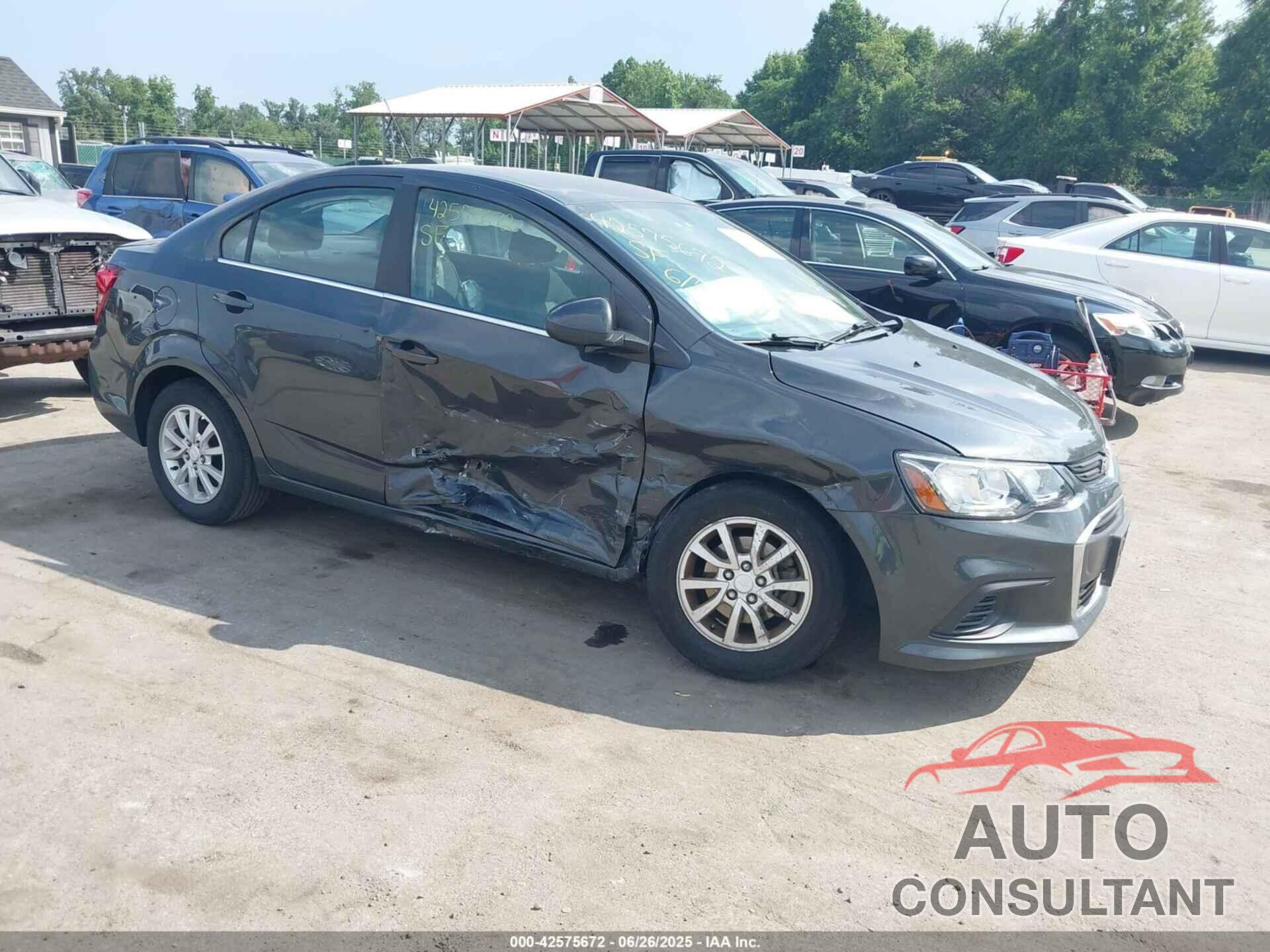 CHEVROLET SONIC 2020 - 1G1JD5SB3L4104914