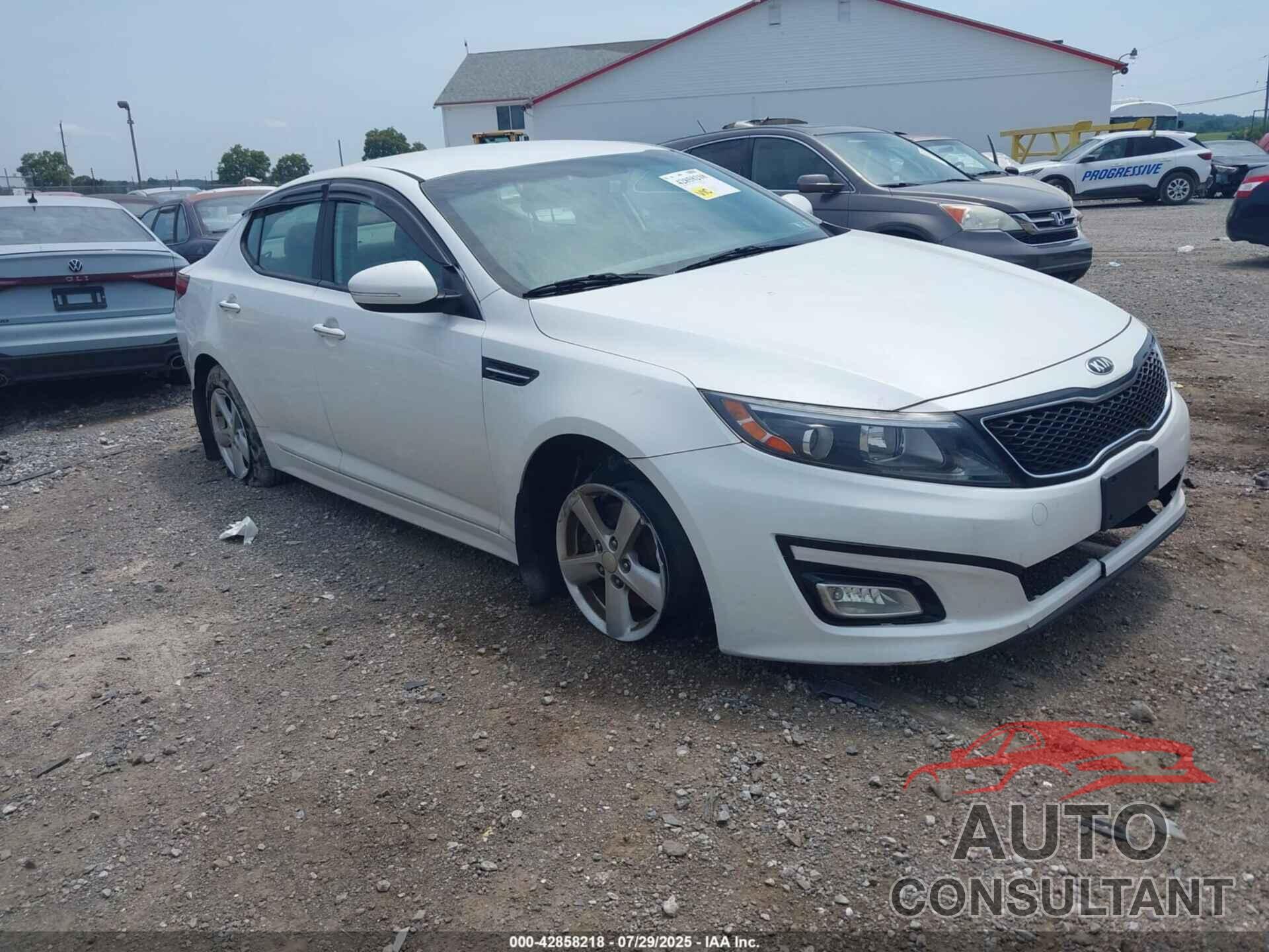 KIA OPTIMA 2015 - KNAGM4A77F5568003