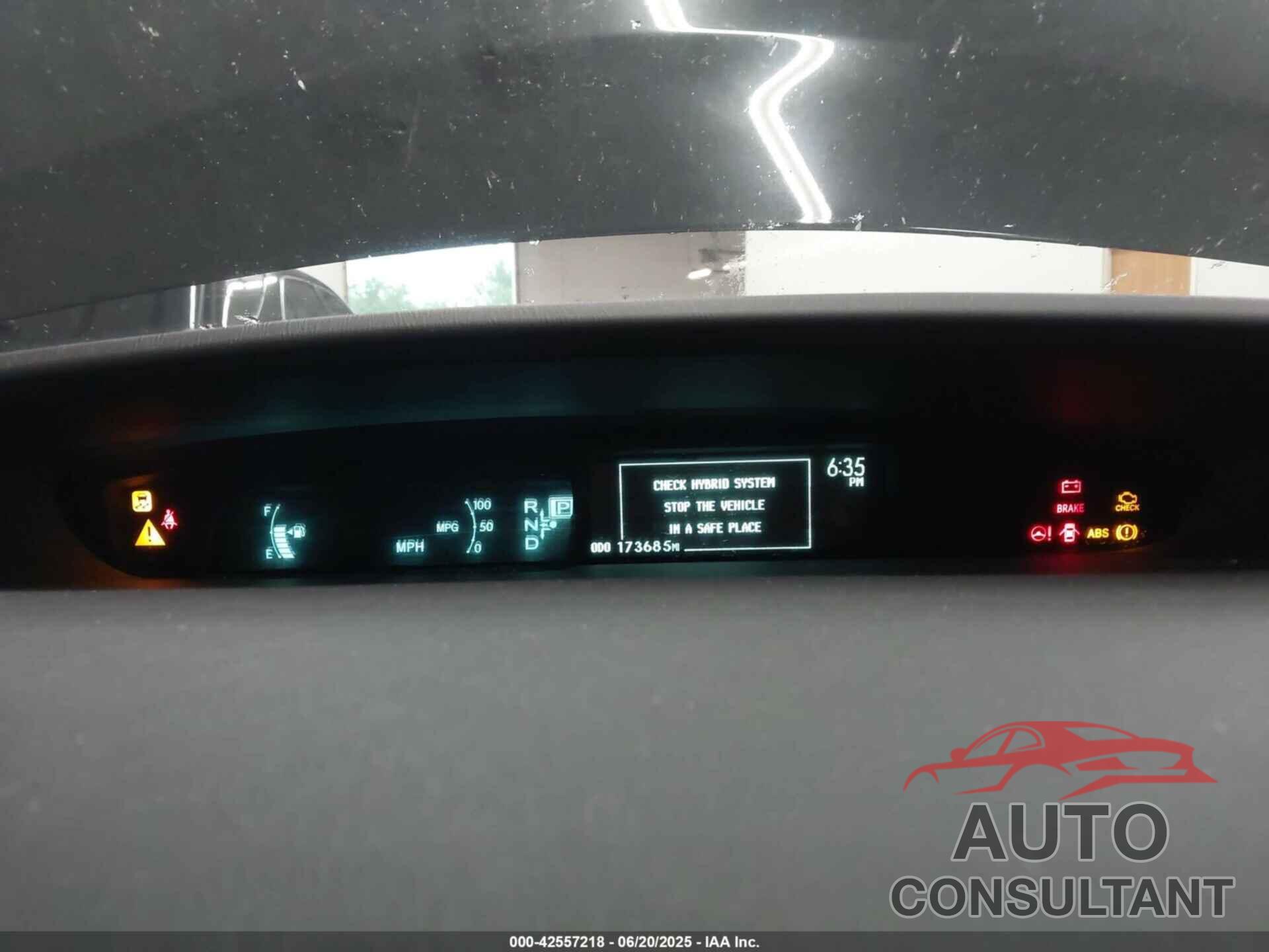 TOYOTA PRIUS 2013 - JTDKN3DU3D0340869