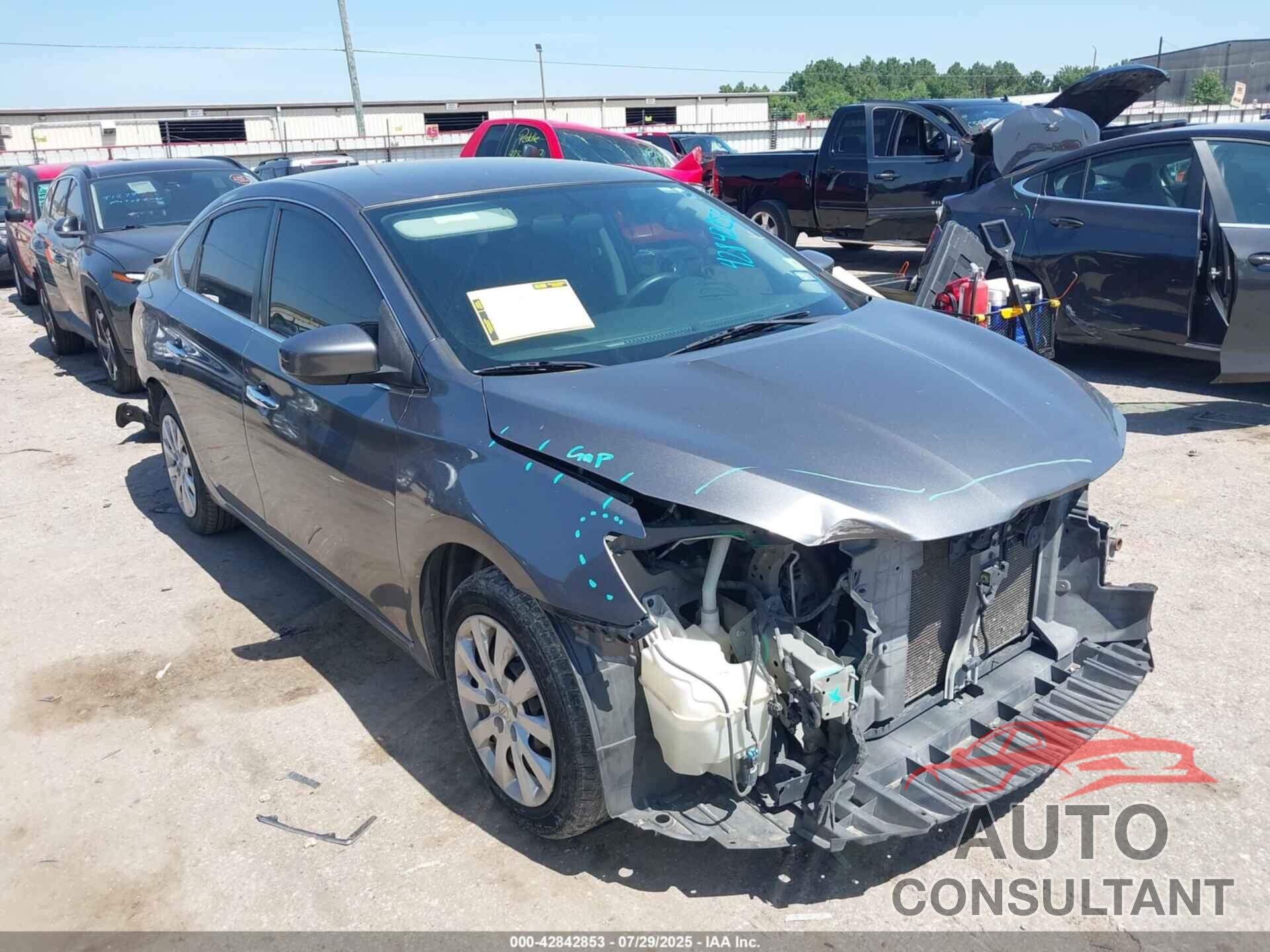 NISSAN SENTRA 2017 - 3N1AB7AP2HY242537
