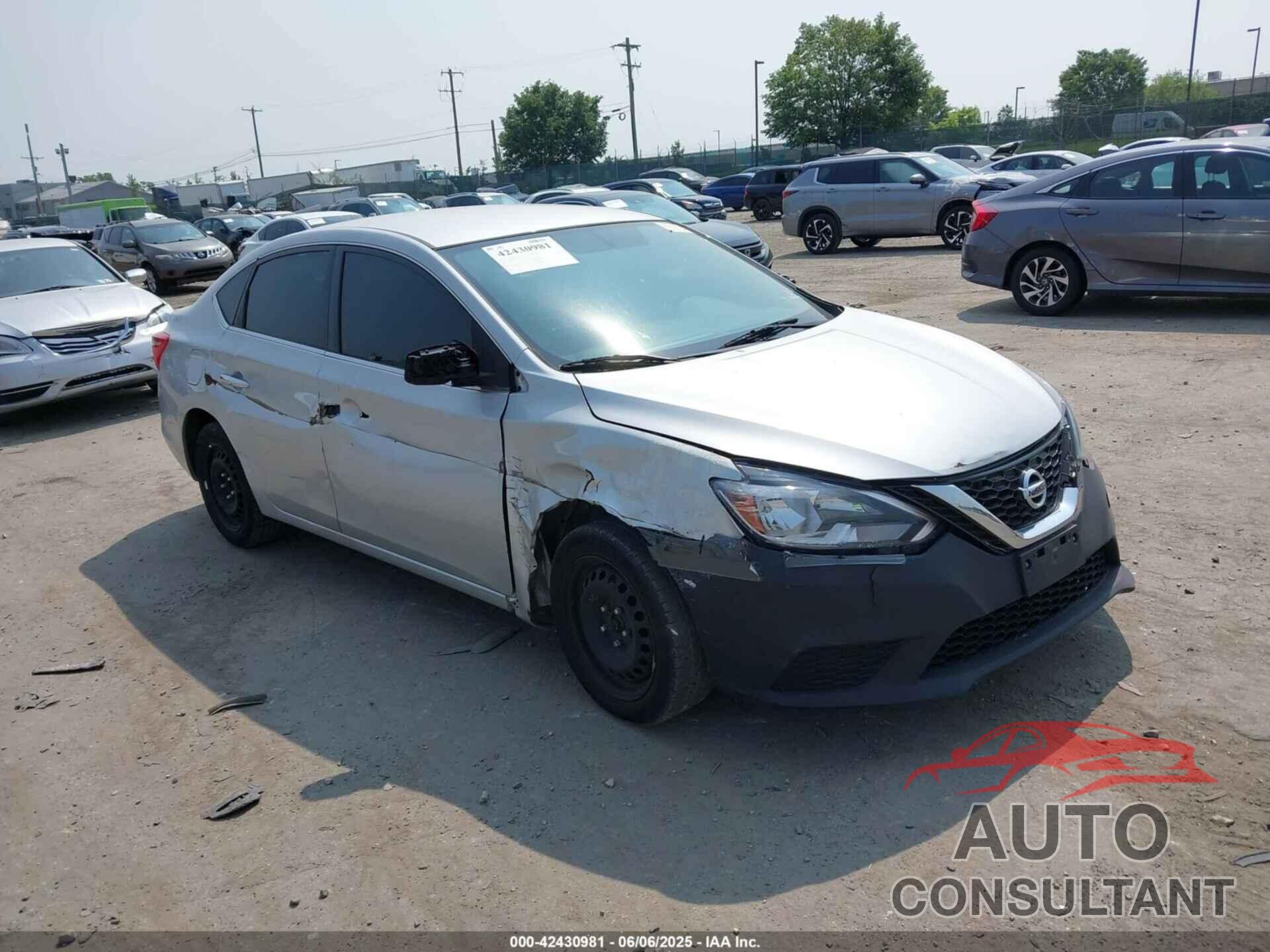 NISSAN SENTRA 2019 - 3N1AB7AP2KY389982