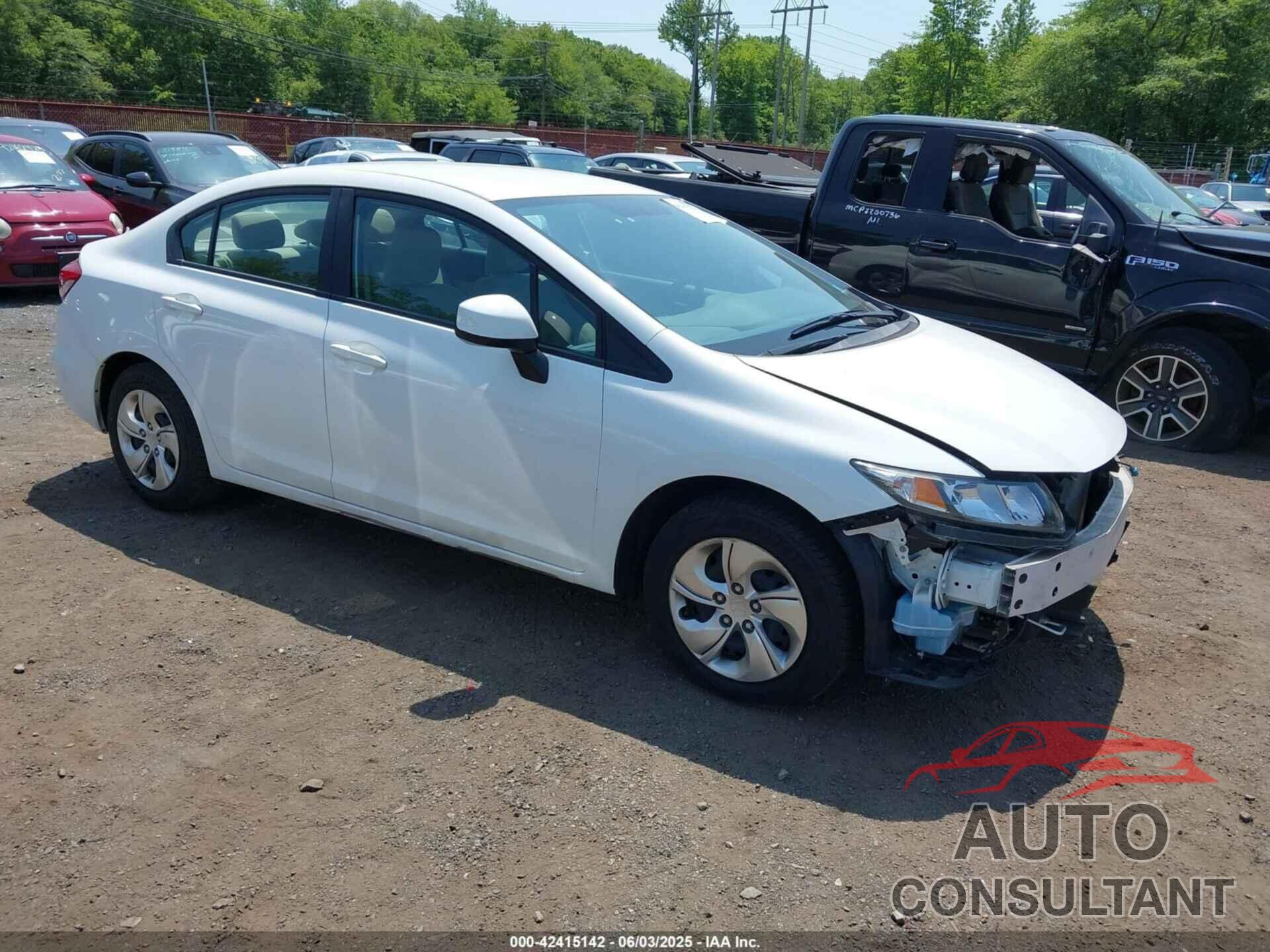 HONDA CIVIC 2013 - 2HGFB2F57DH603596