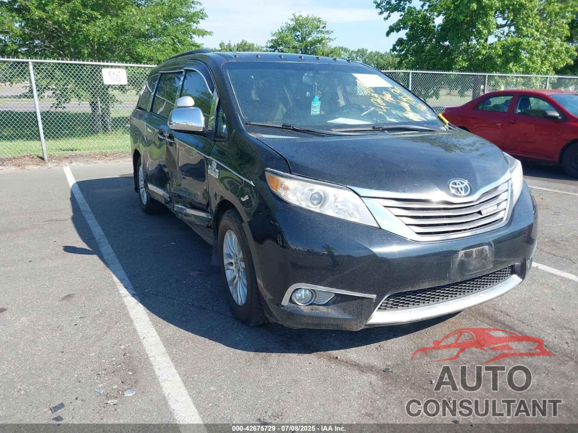TOYOTA SIENNA 2015 - 5TDYK3DC1FS547142