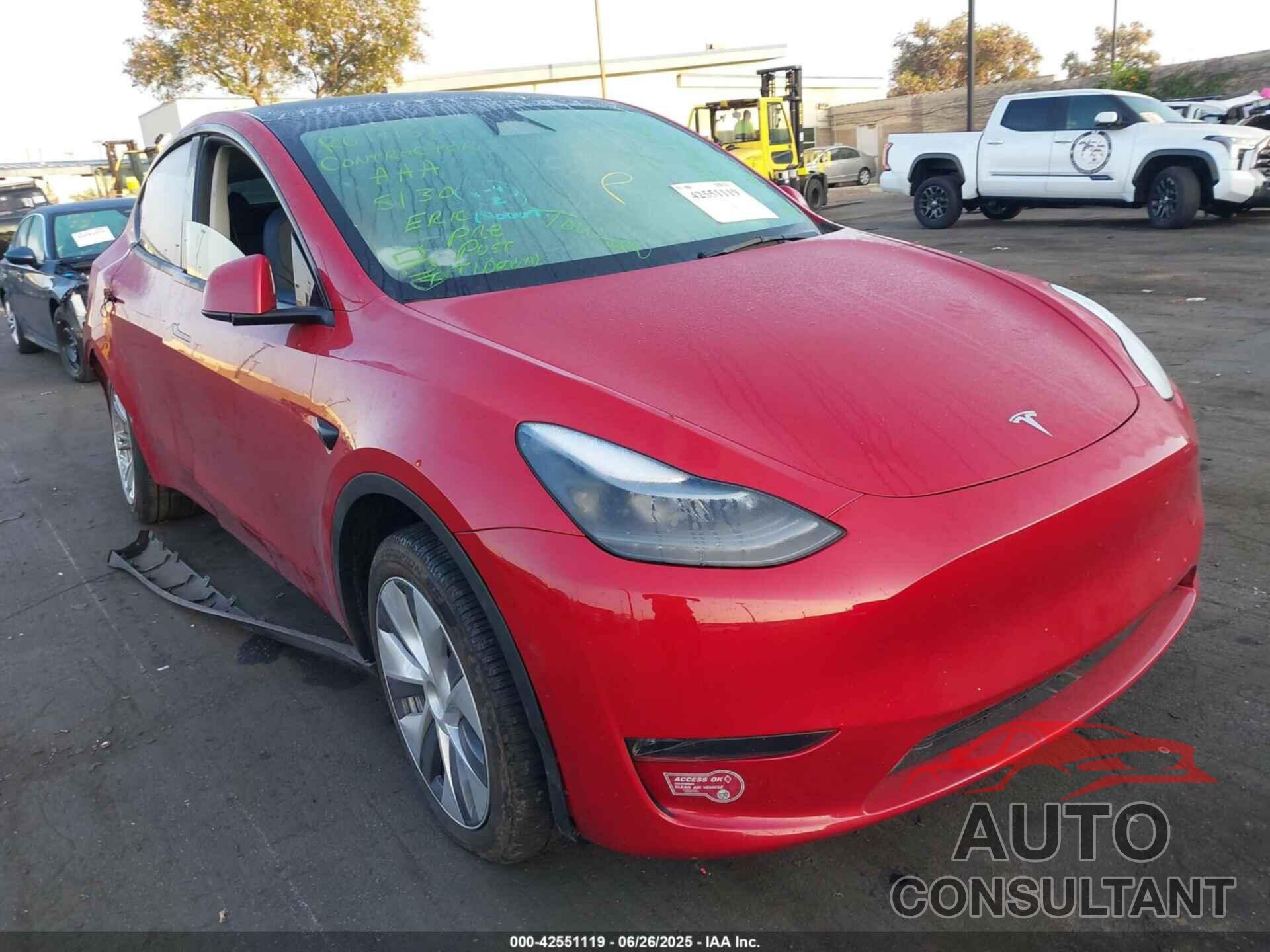 TESLA MODEL Y 2023 - 7SAYGDEE1PA191515