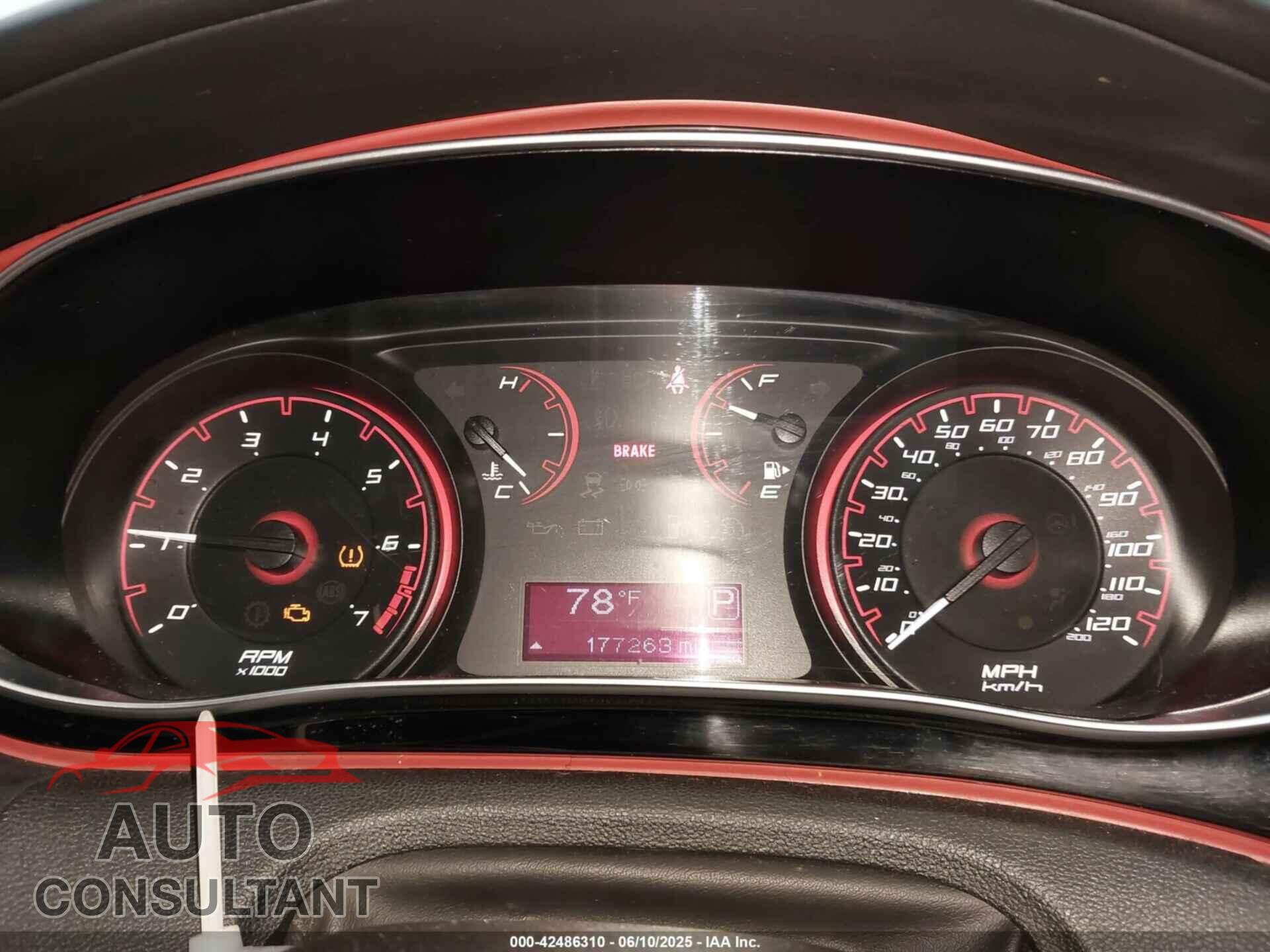 DODGE DART 2015 - 1C3CDFBB0FD200143