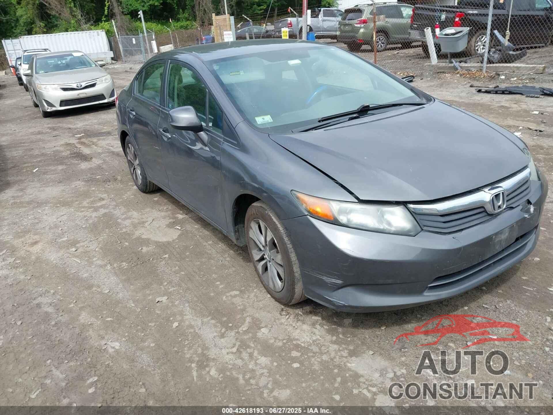 HONDA CIVIC 2012 - 19XFB2F57CE364057