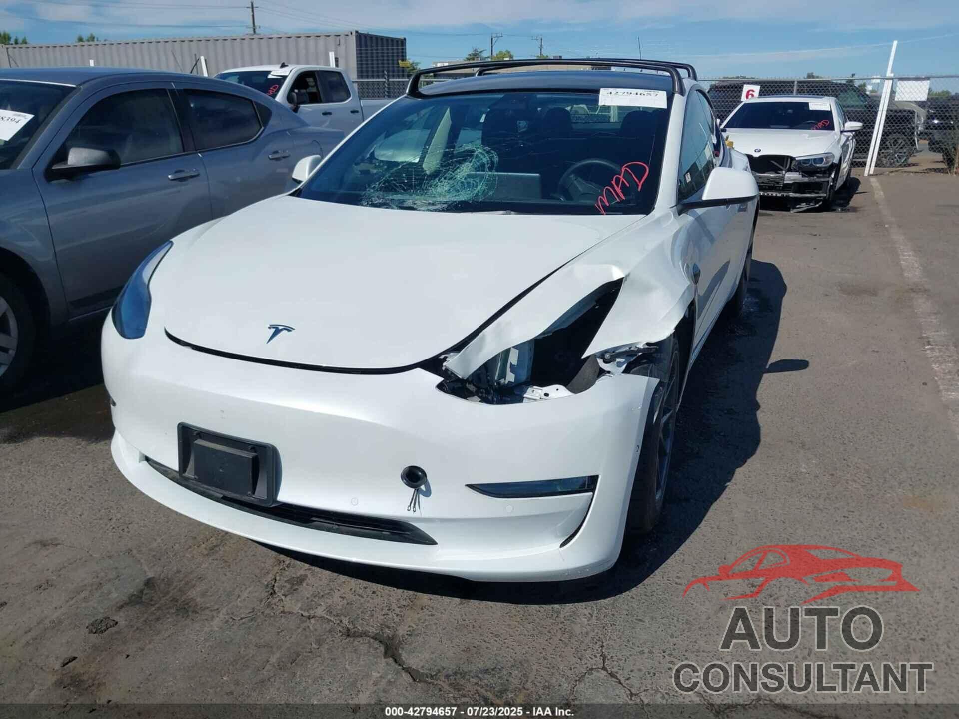 TESLA MODEL 3 2022 - 5YJ3E1EB3NF299846