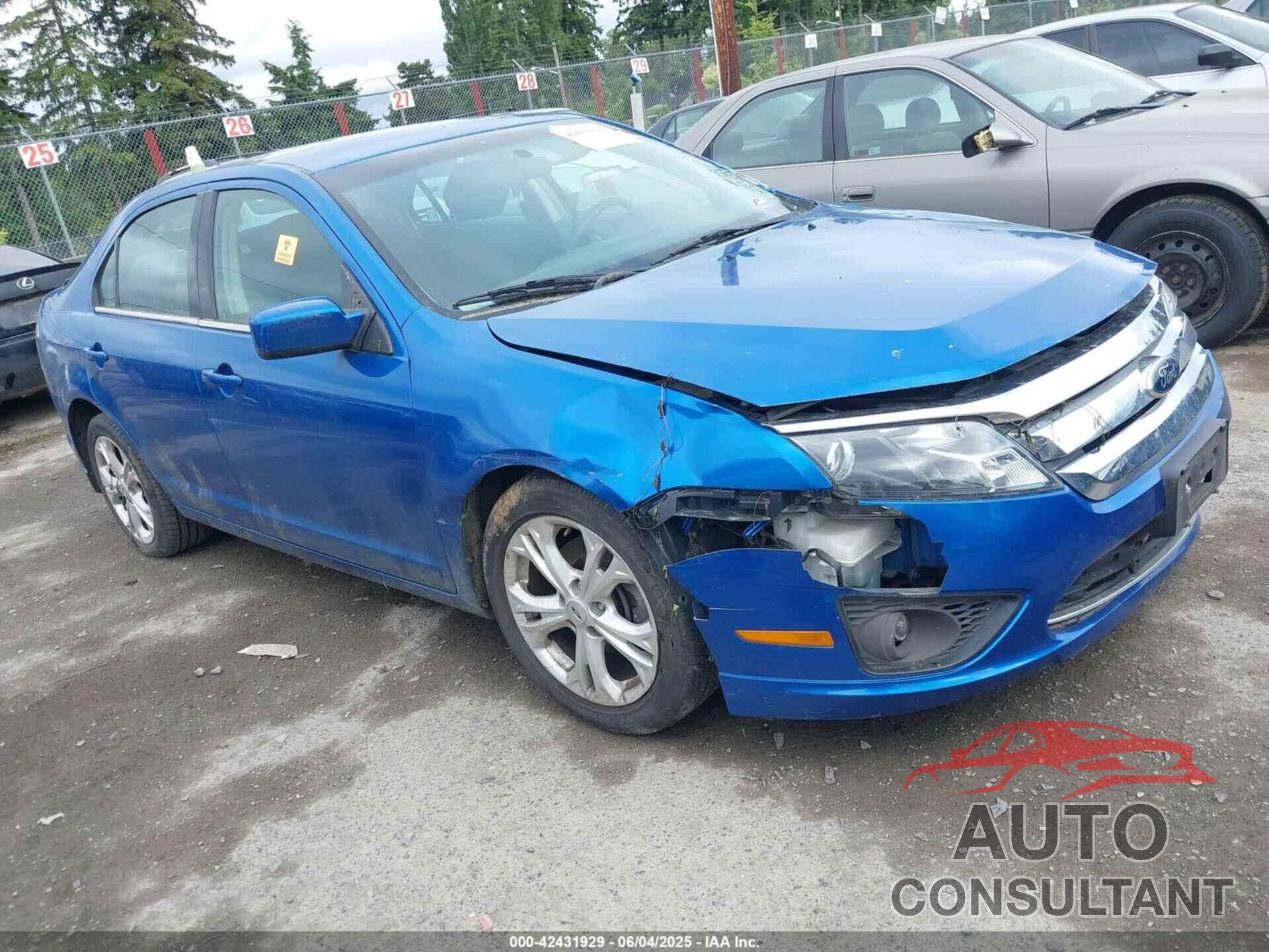 FORD FUSION 2012 - 3FAHP0HA7CR440092