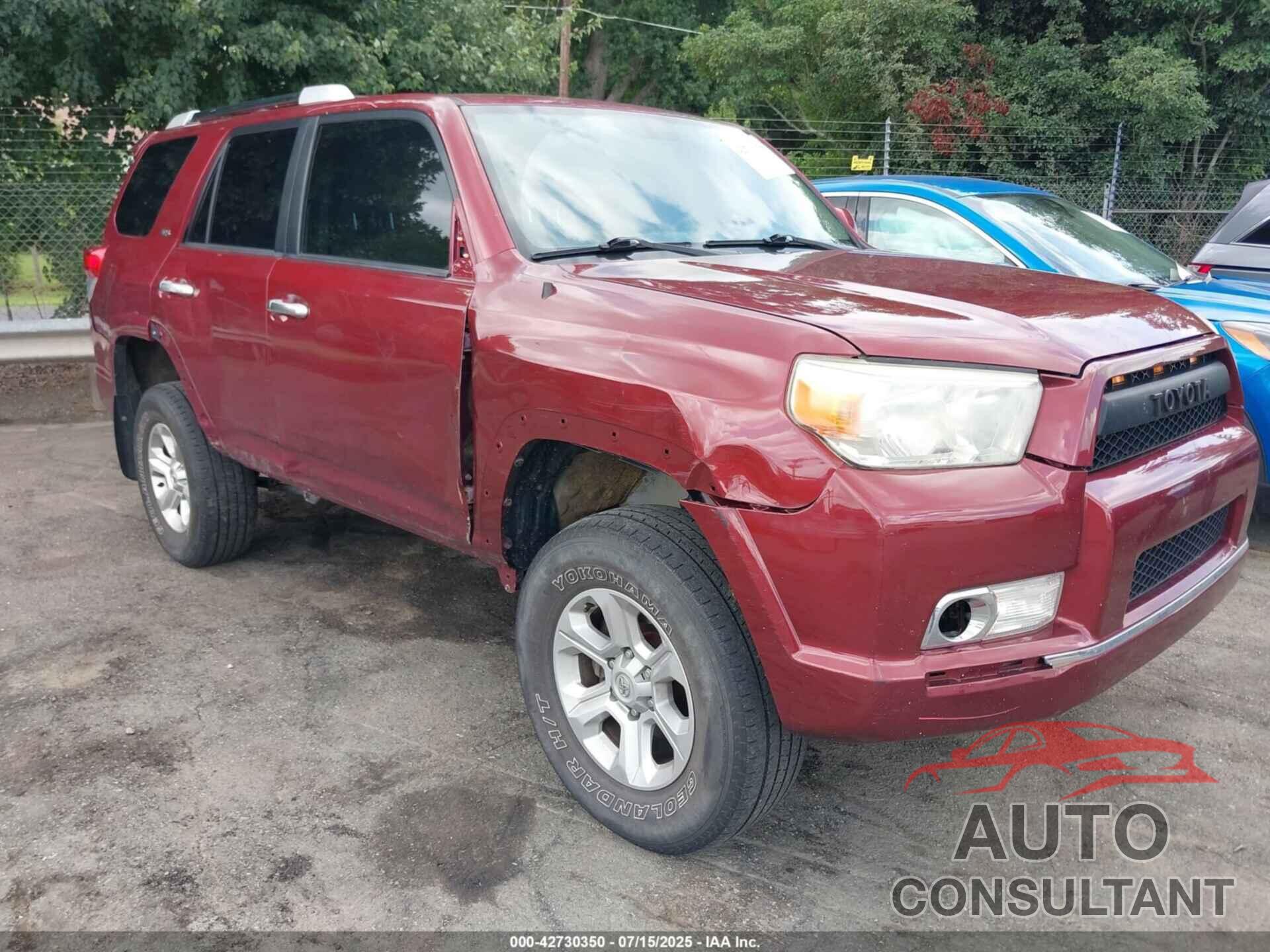 TOYOTA 4RUNNER 2012 - JTEBU5JR0C5107673