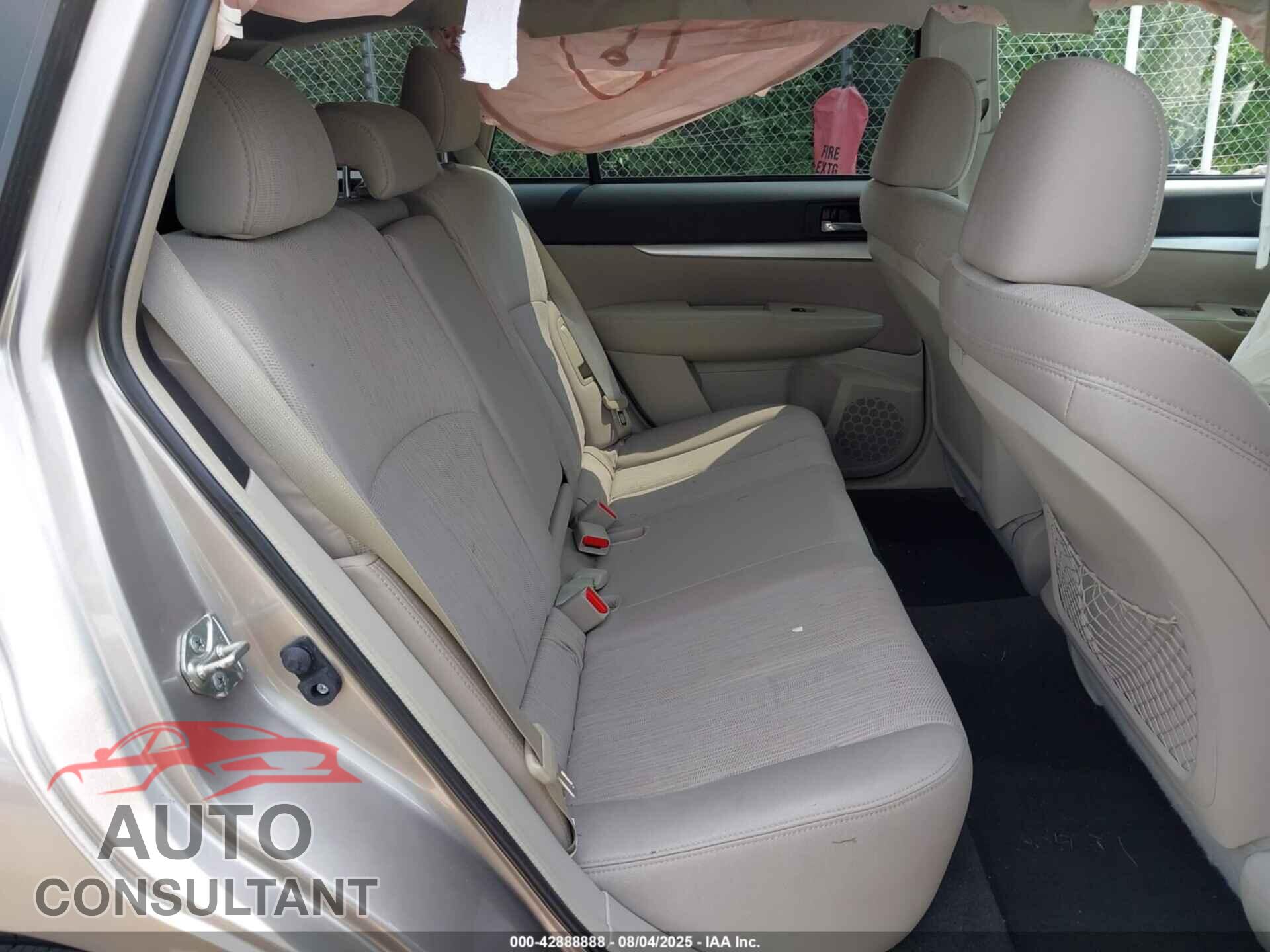 SUBARU OUTBACK 2014 - 4S4BRCDC3E3222876