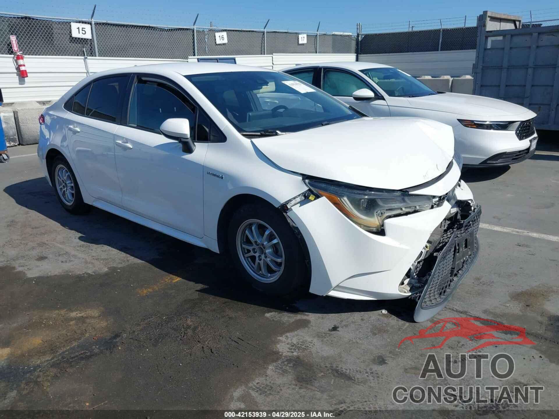 TOYOTA COROLLA 2020 - JTDEBRBE3LJ017693