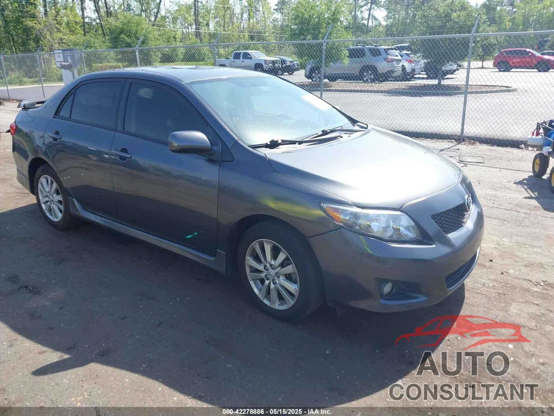 TOYOTA COROLLA 2009 - 2T1BU40E89C161084