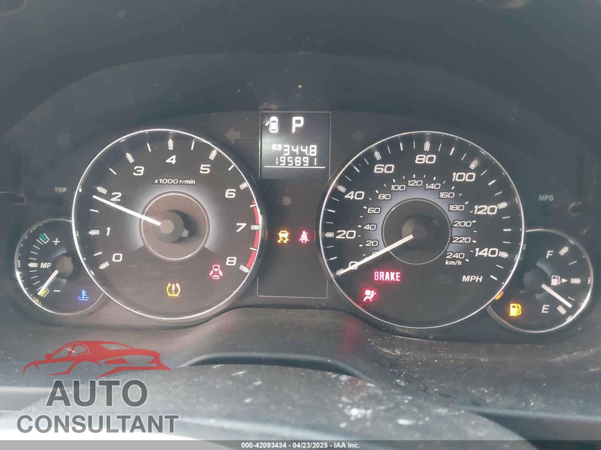 SUBARU OUTBACK 2010 - 4S4BRBGC9A3337580