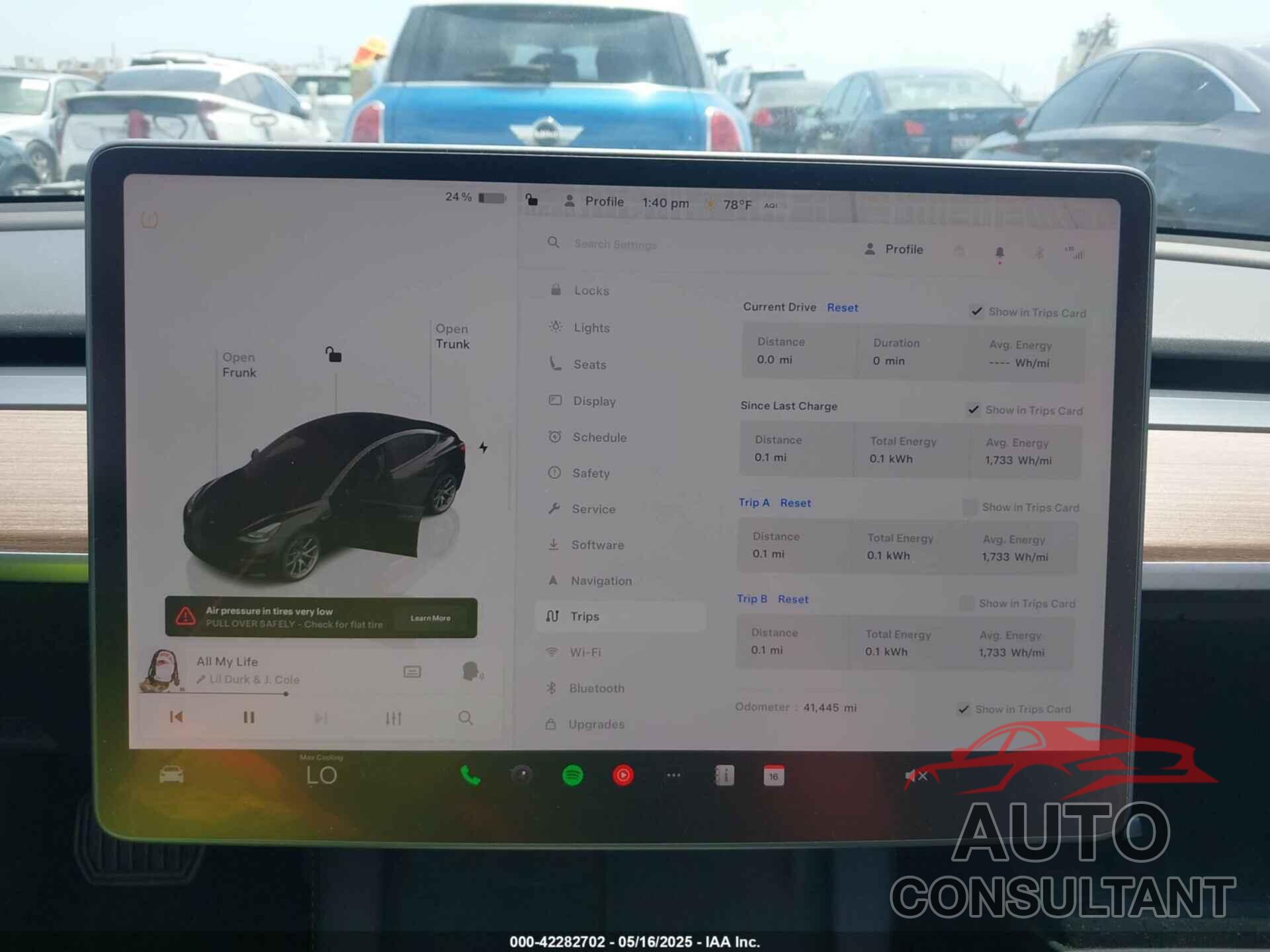 TESLA MODEL 3 2022 - 5YJ3E1EB3NF273165