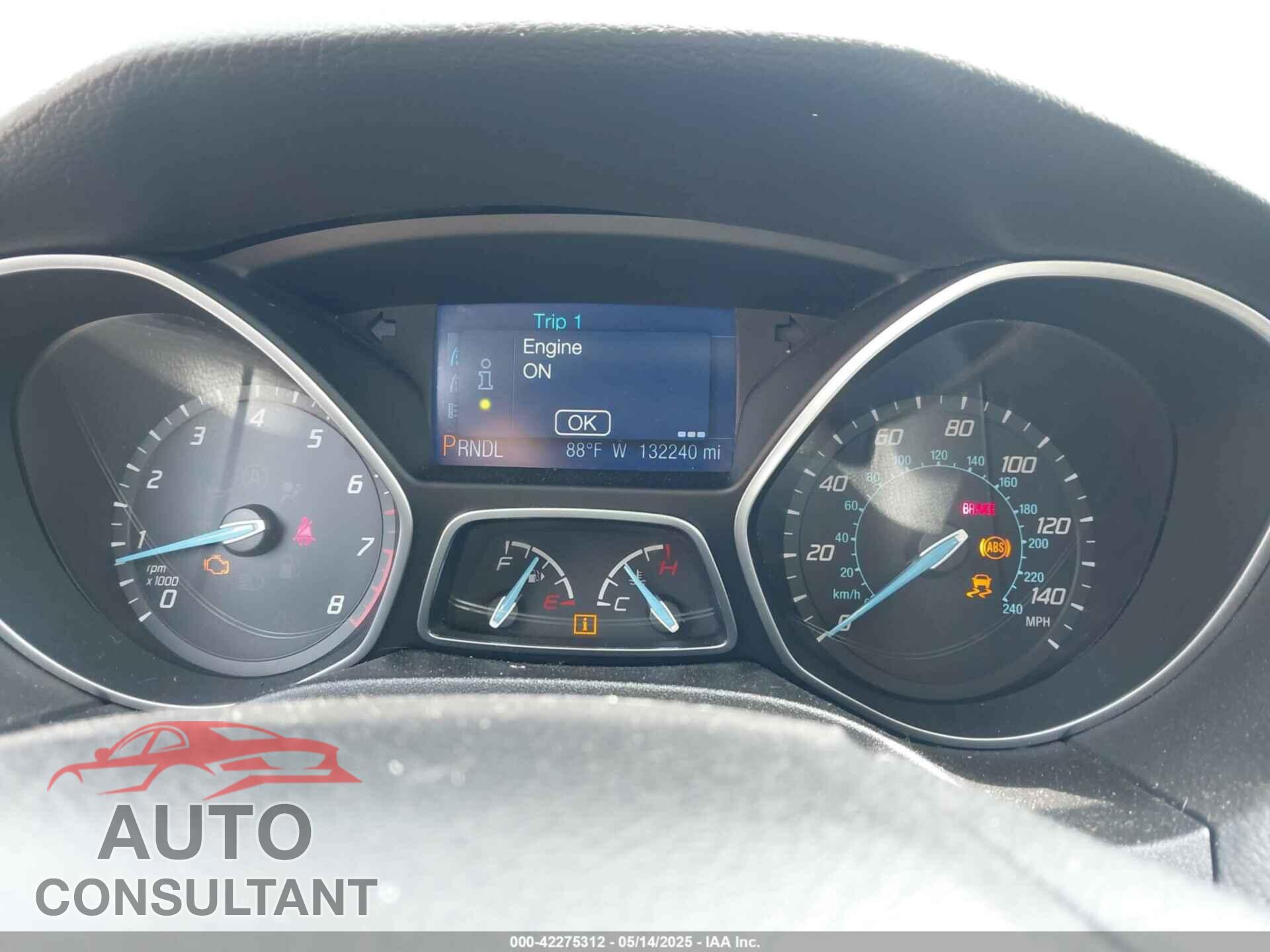 FORD FOCUS 2013 - 1FADP3E28DL305720