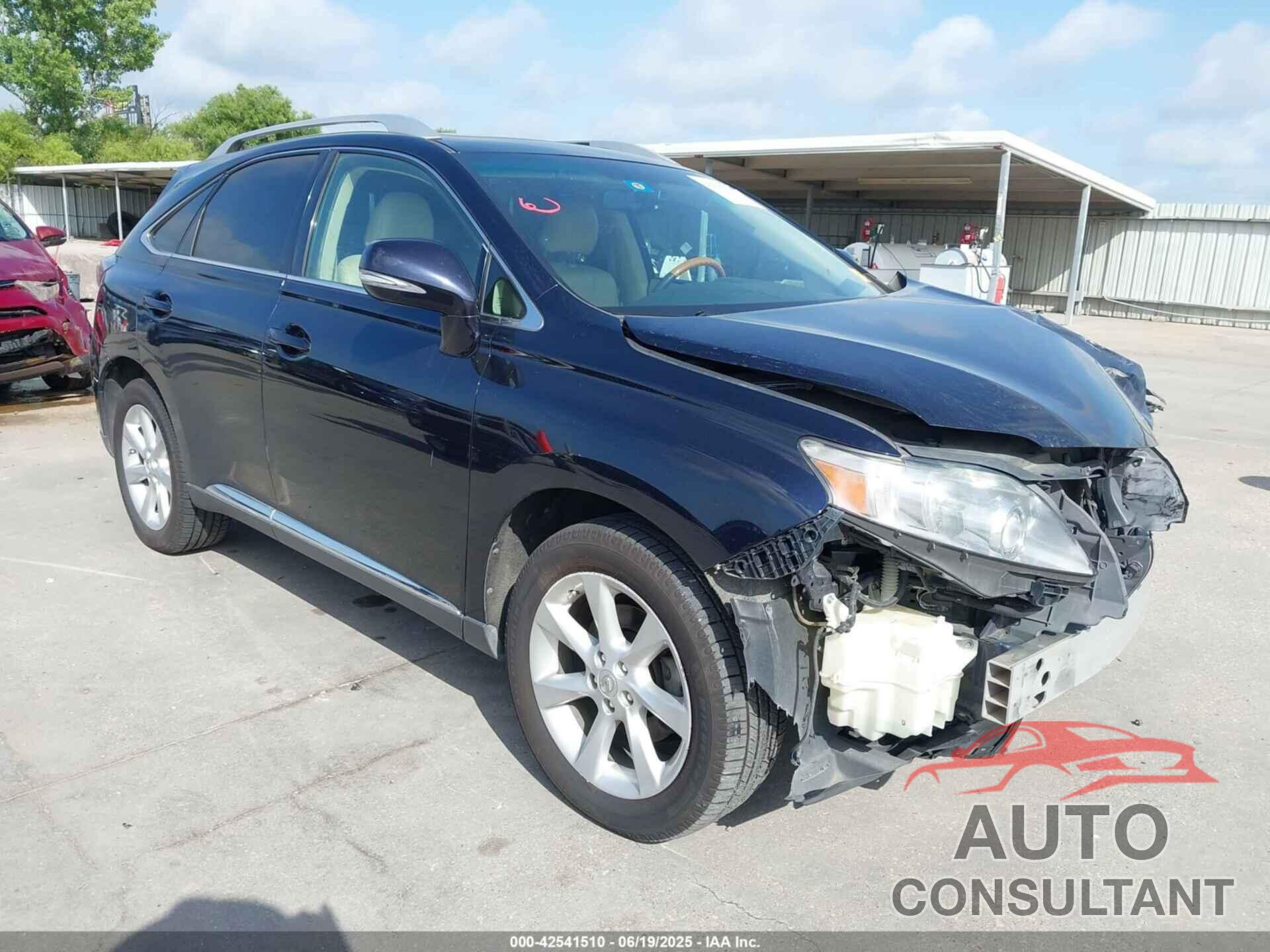 LEXUS RX 350 2010 - 2T2ZK1BA0AC011354