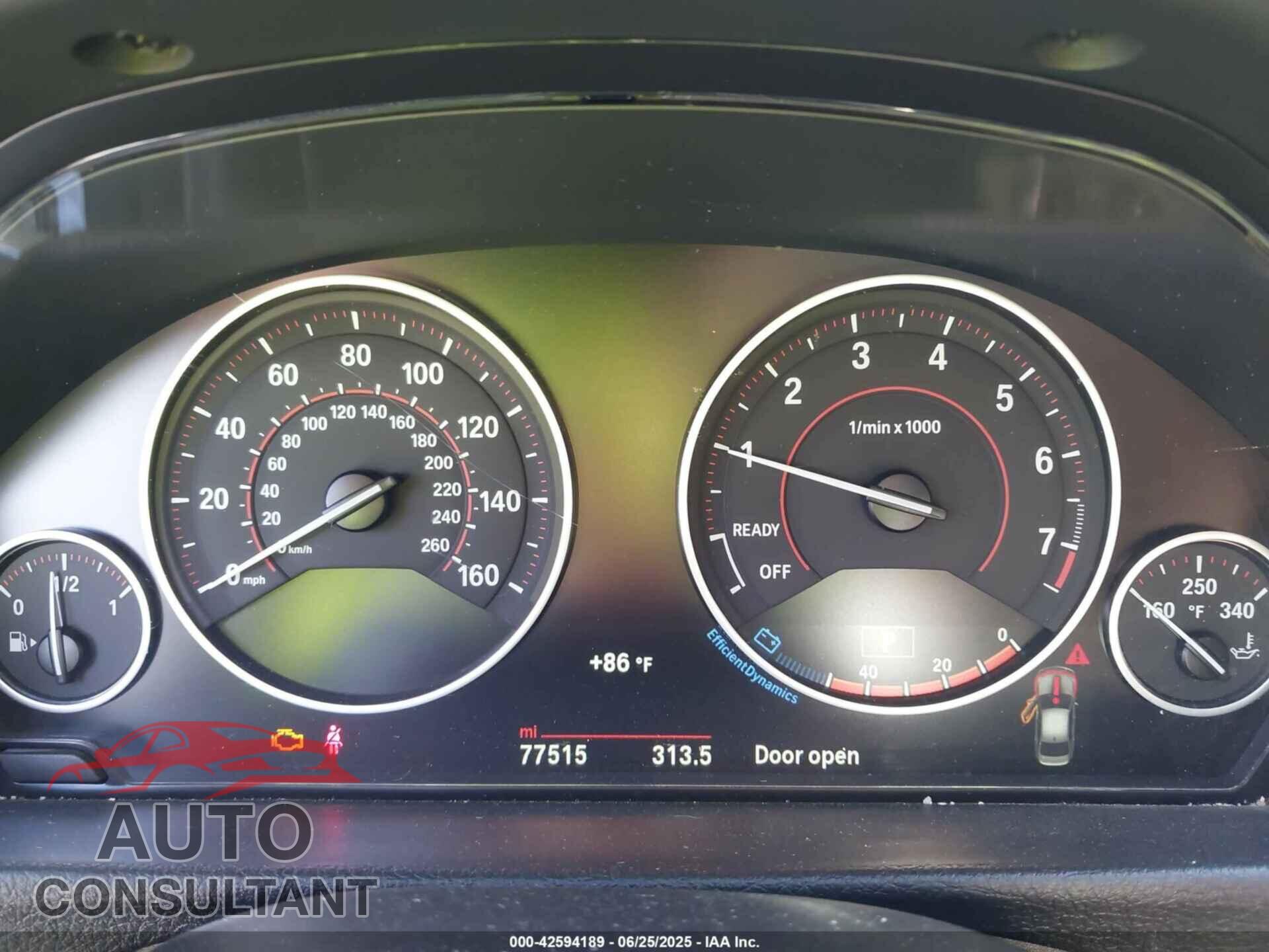 BMW 328I 2016 - WBA8E3G50GNU00822
